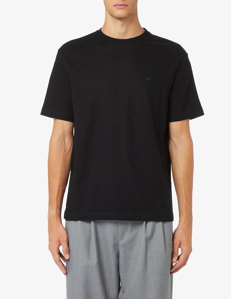 Emporio Armani Emporıo Armani Erkek Logolu Regular Fit Kısa Kollu Yuvarlak Yaka Siyah T-Shirt 6R1T7P 1J7KZ-0999