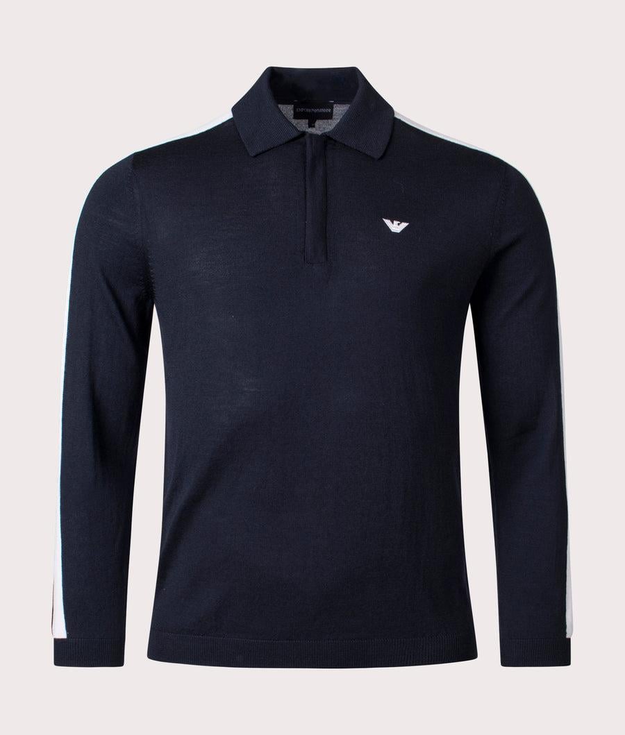 Emporio Armani Emporıo Armani Erkek Marka Logolu Uzun Kollu Rahat Lacivert Kazak 6R1MU1 1MMHZ-0920