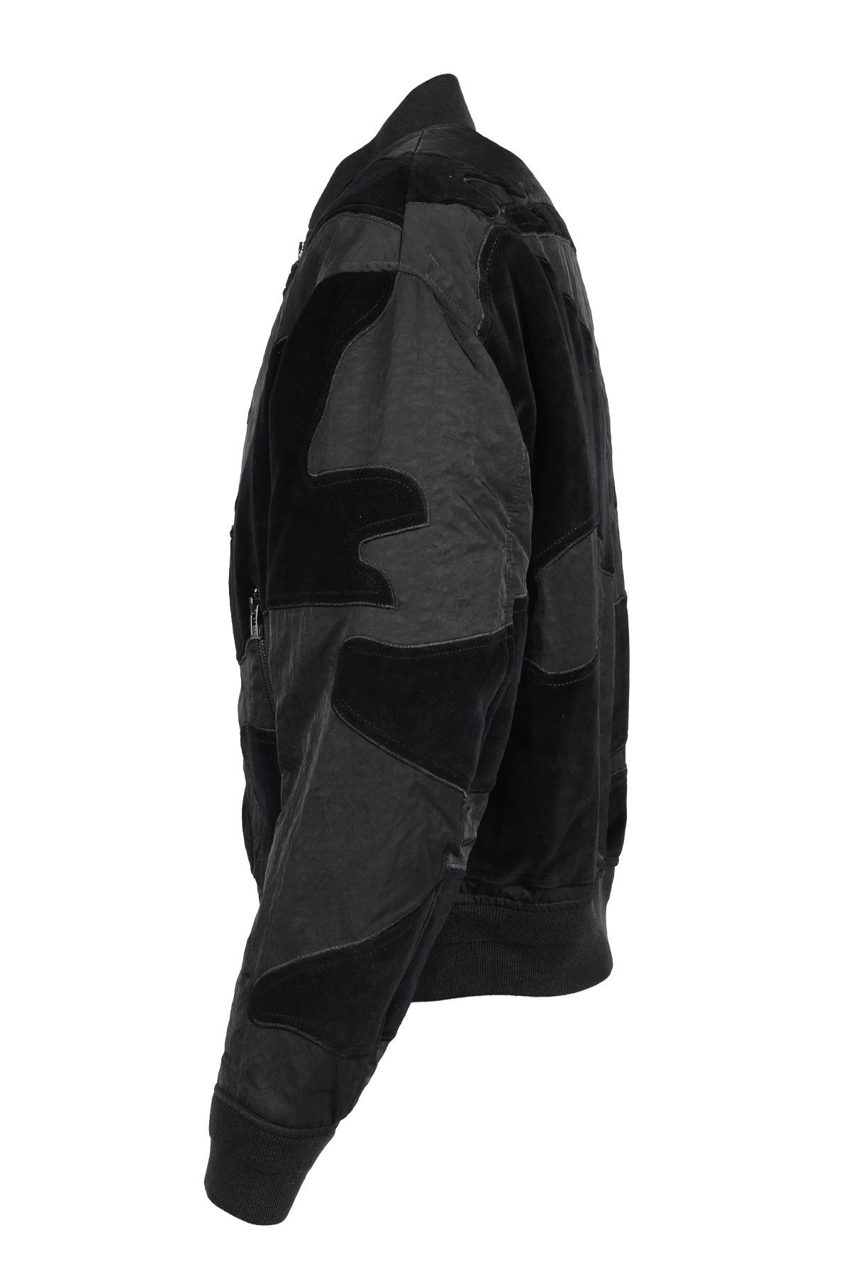 Emporio Armani Emporıo Armani Erkek Marka Logo Detaylı Fermuarlı Çok Cepli Siyah Mont 6R1B99 1NIMZ-0999