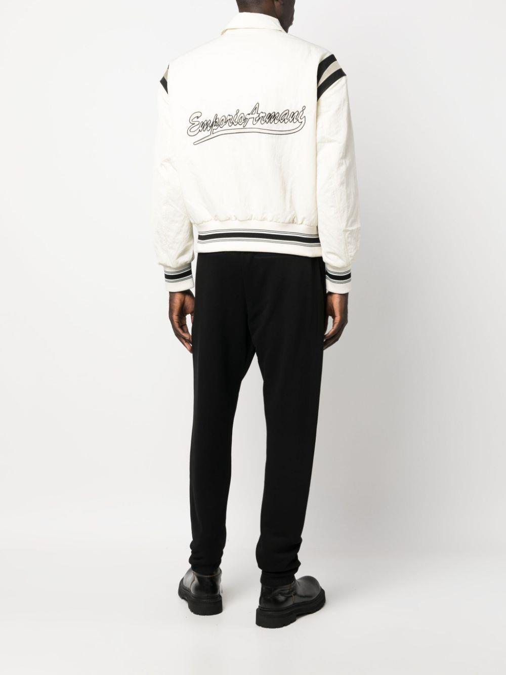 Emporio Armani Emporıo Armani Erkek Marka Logo Detaylı Regular Fit Uzun Kollu Krem Mont 6R1BZ2 1NZOZ-0128