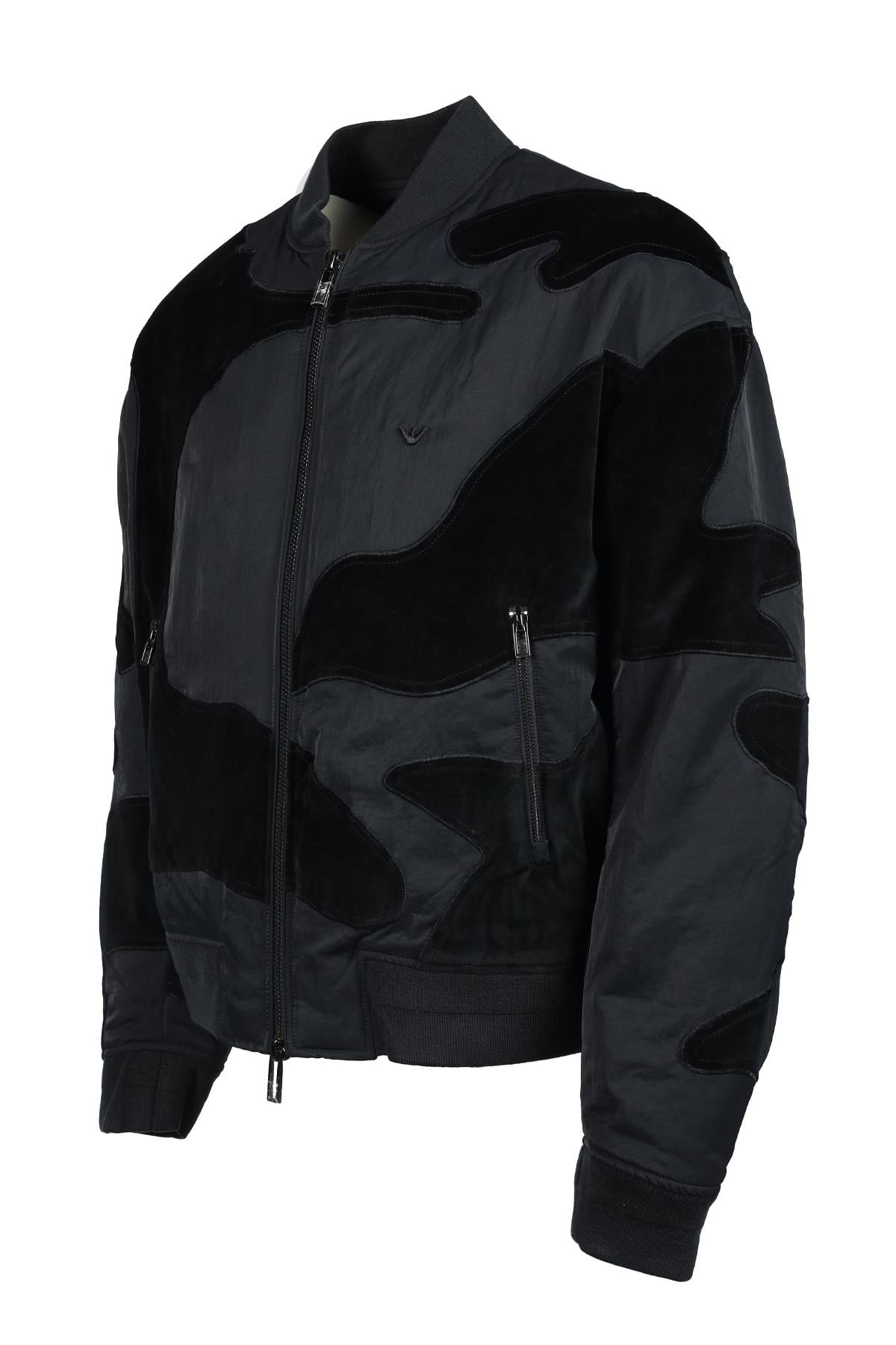 Emporio Armani Emporıo Armani Erkek Marka Logo Detaylı Fermuarlı Çok Cepli Lacivert Mont 6R1B99 1NIMZ-0920