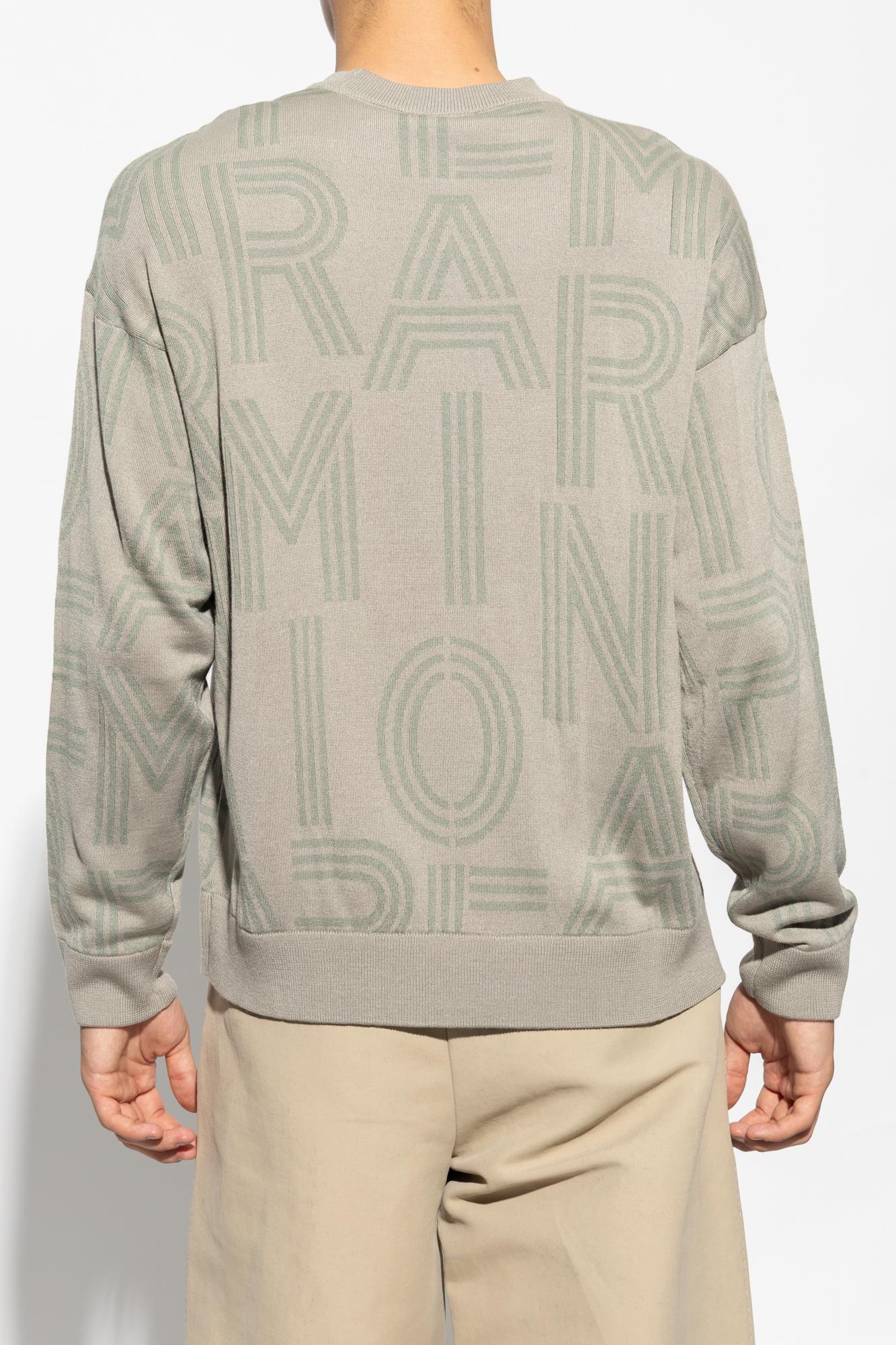 Emporio Armani Emporıo Armani Erkek Marka Logo Detaylı Bisiklet Yaka Regular Fit Haki Kazak 6R1MXK 1MNKZ-F644