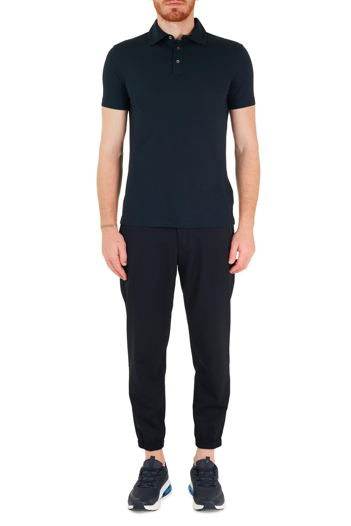 Emporio Armani Emporıo Armani Erkek Marka Logolu Basic Bisiklet Yaka Kısa Kollu Lacivert T-Shirt 8N1T8V 1JQ2Z-0922