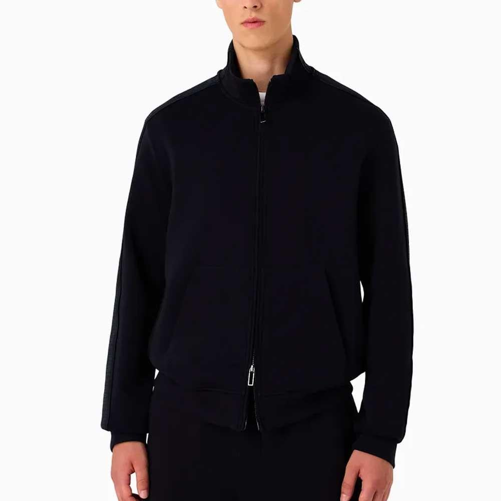 Emporio Armani Emporıo Armani Erkek Marka Logolu Uzun Kollu Rahat Lacivert Sweatshirt 6R1MF1 1JHSZ-0920