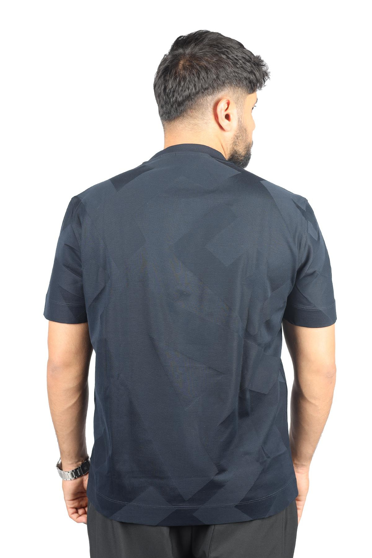 Emporio Armani Emporıo Armani Erkek Marka Logolu Kısa Kol Yuvarlak Yaka Antrasit T-Shirt 6R1TDM 1JGYZ-09L5