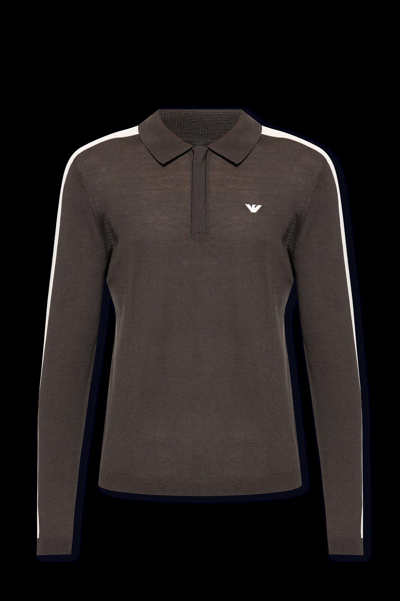 Emporio Armani Emporıo Armani Erkek Marka Logolu Uzun Kollu Rahat Kahverengi Kazak 6R1MU1 1MMHZ-05A6