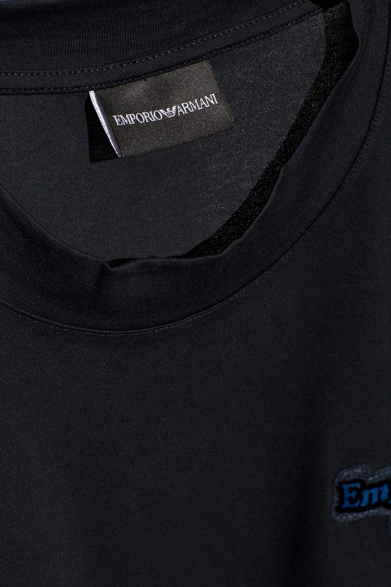 Emporio Armani Emporıo Armani Erkek Marka Logolu Organik Pamuklu Kısa Kollu 0984 T-Shirt 6D1TD7 1JOCZ-0984