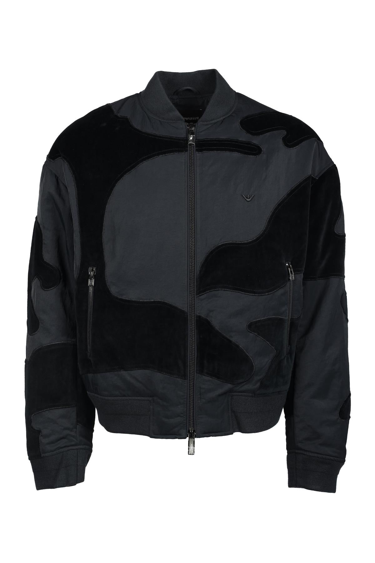 Emporio Armani Emporıo Armani Erkek Marka Logo Detaylı Fermuarlı Çok Cepli Lacivert Mont 6R1B99 1NIMZ-0920