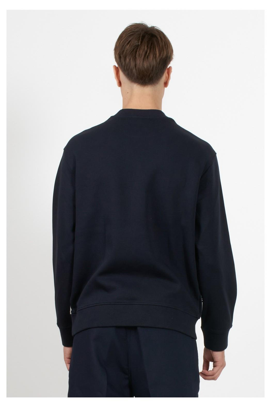 Emporio Armani Emporıo Armani Erkek Marka Logo Detaylı Bisiklet Yaka Regular Fit Lacivert Sweatshirt 6R1MF2 1JHSZ-09R3