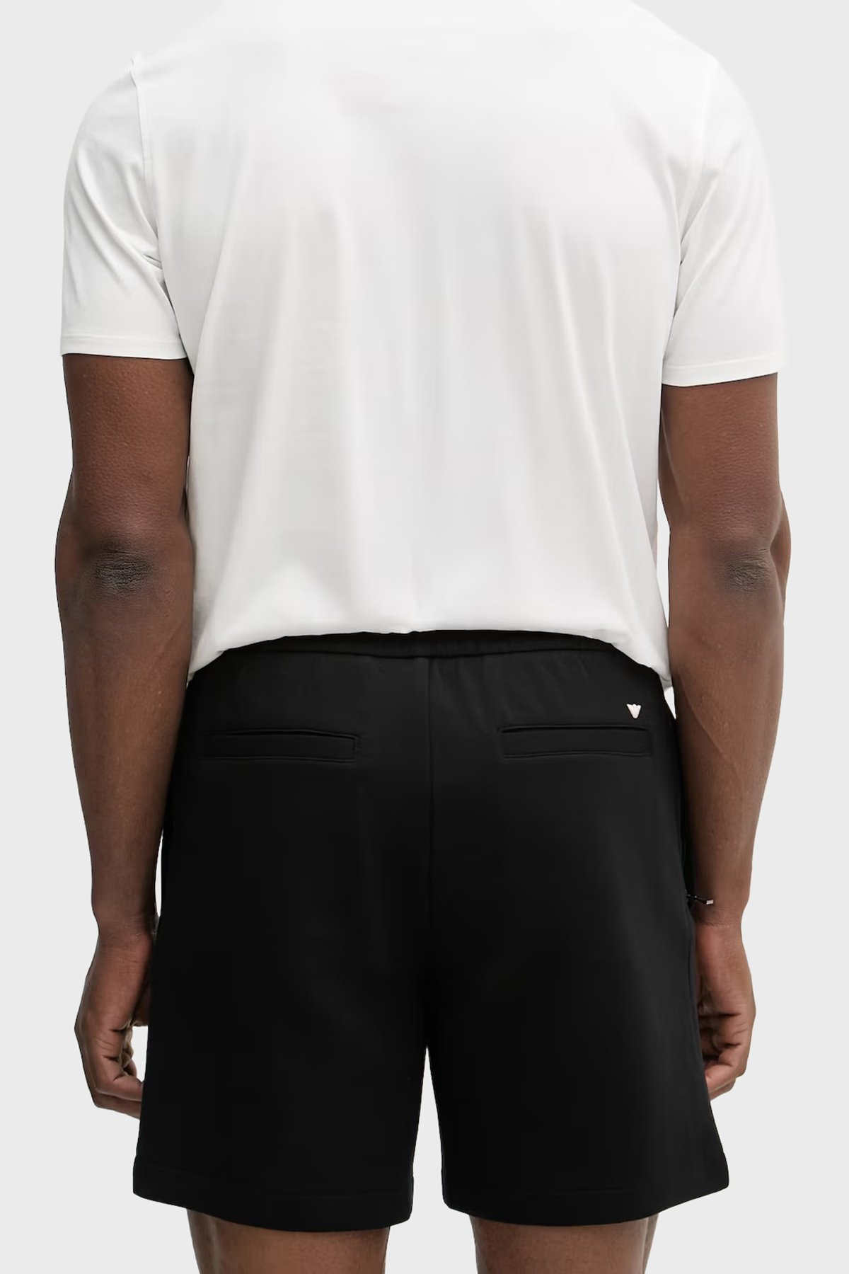 Emporio Armani Emporıo Armani Erkek Normal Kesim Pileli Pamuklu Siyah BERMUDA EM004544 AF10013-UC001