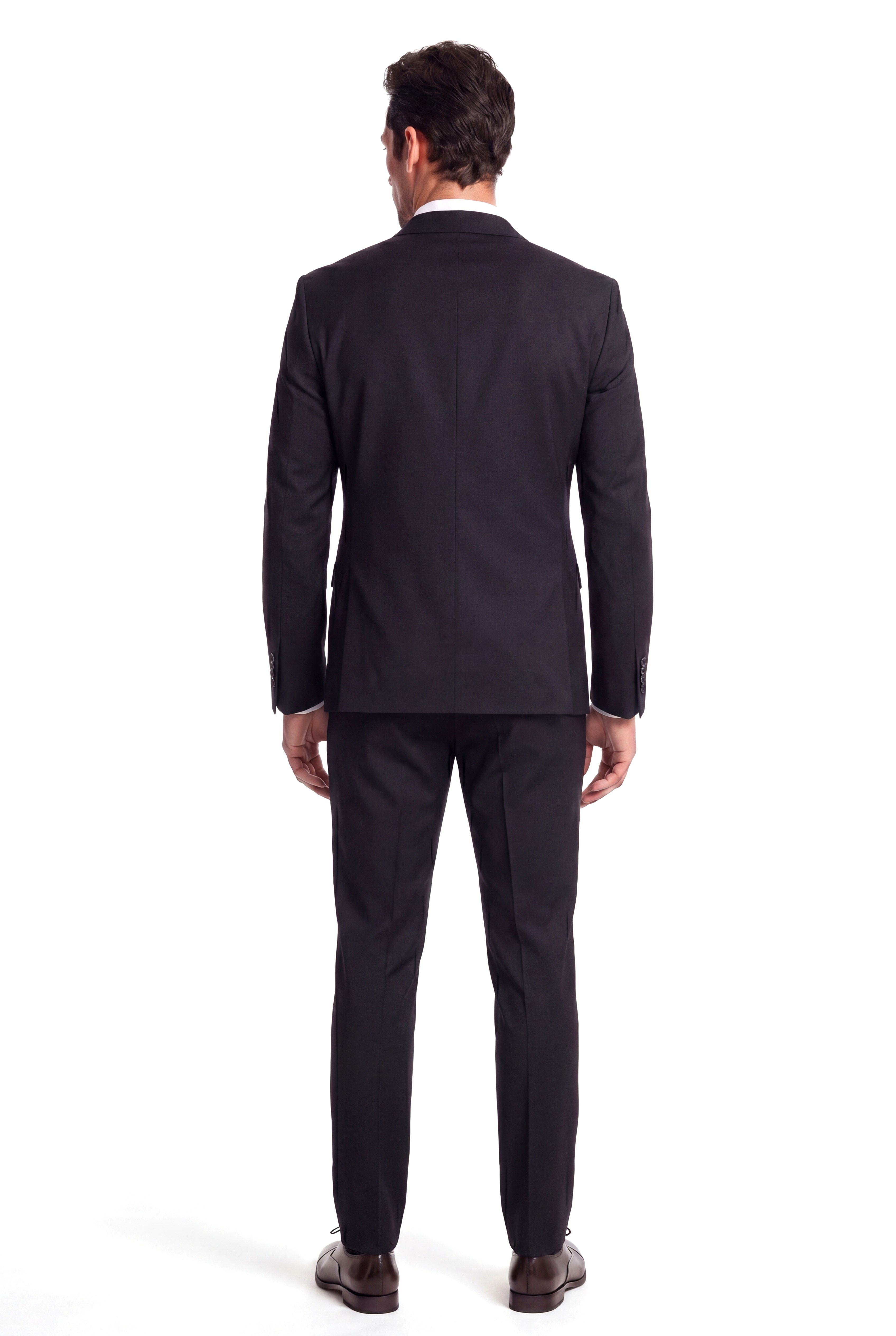 Emporio Armani Emporıo Armani Erkek Normal Kesim %100 Yün Siyah Takım Elbise EM001973 TE19190-FC216