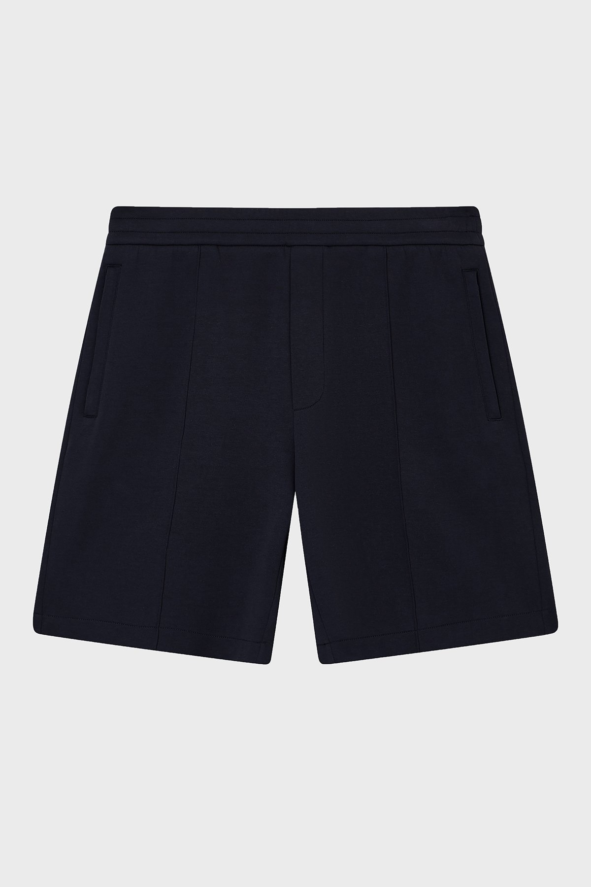Emporio Armani Emporıo Armani Erkek Normal Kesim Pileli Pamuklu Lacivert BERMUDA EM004544 AF10013-UB118