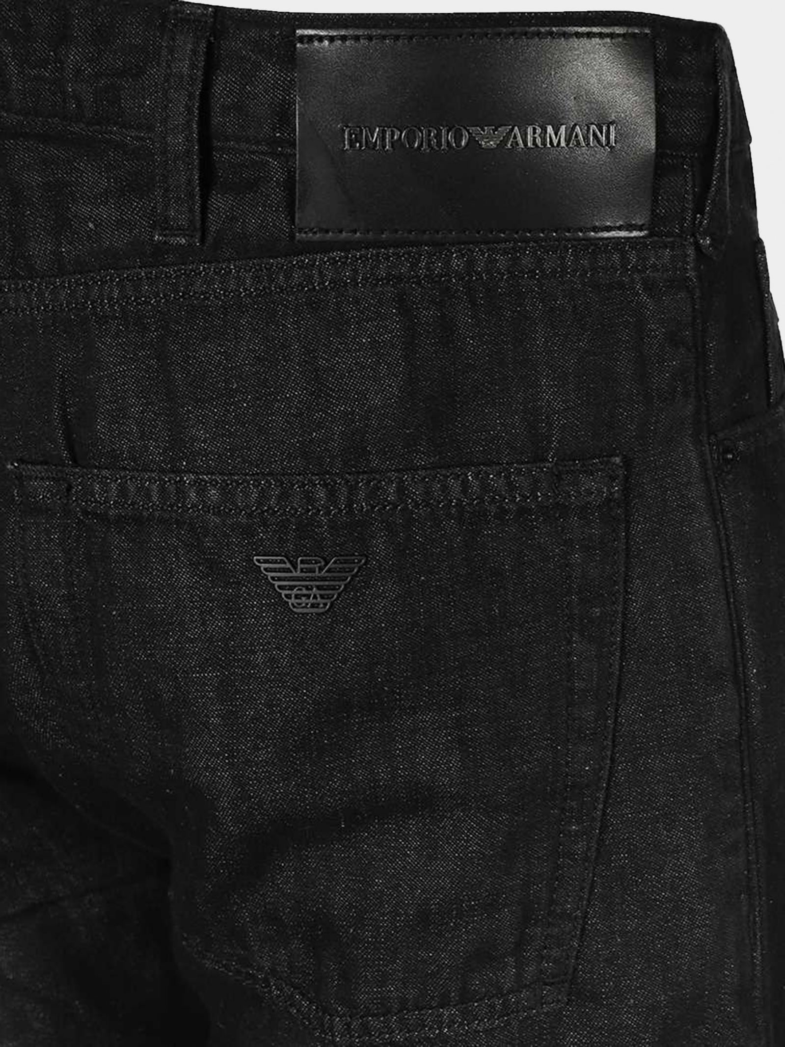 Emporio Armani Emporıo Armani Erkek Normal Belli Pamuklu Logo Desenli Mavi Jeans 3K1J45 1DV6Z-005