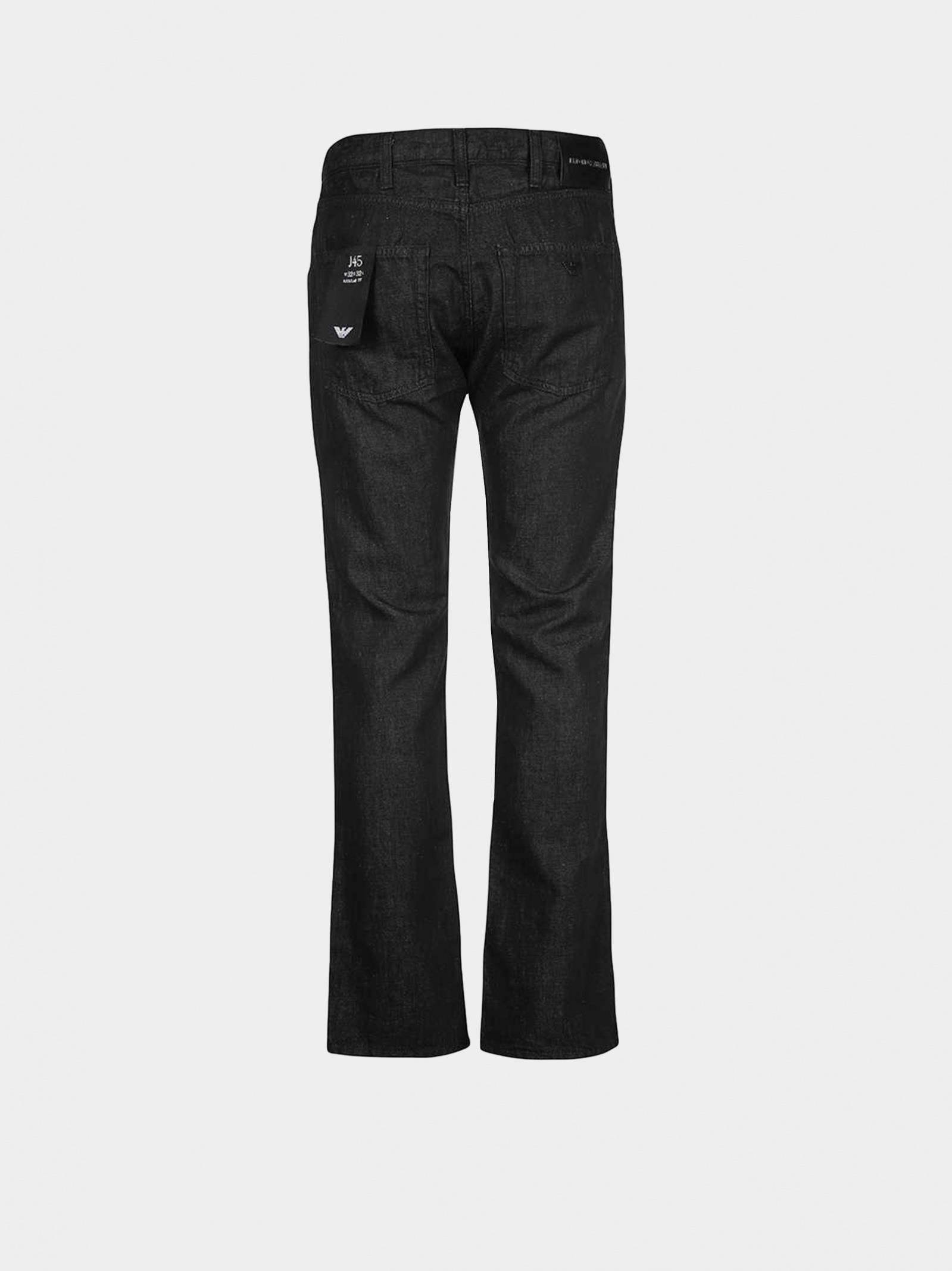 Emporio Armani Emporıo Armani Erkek Normal Belli Pamuklu Logo Desenli Mavi Jeans 3K1J45 1DV6Z-005