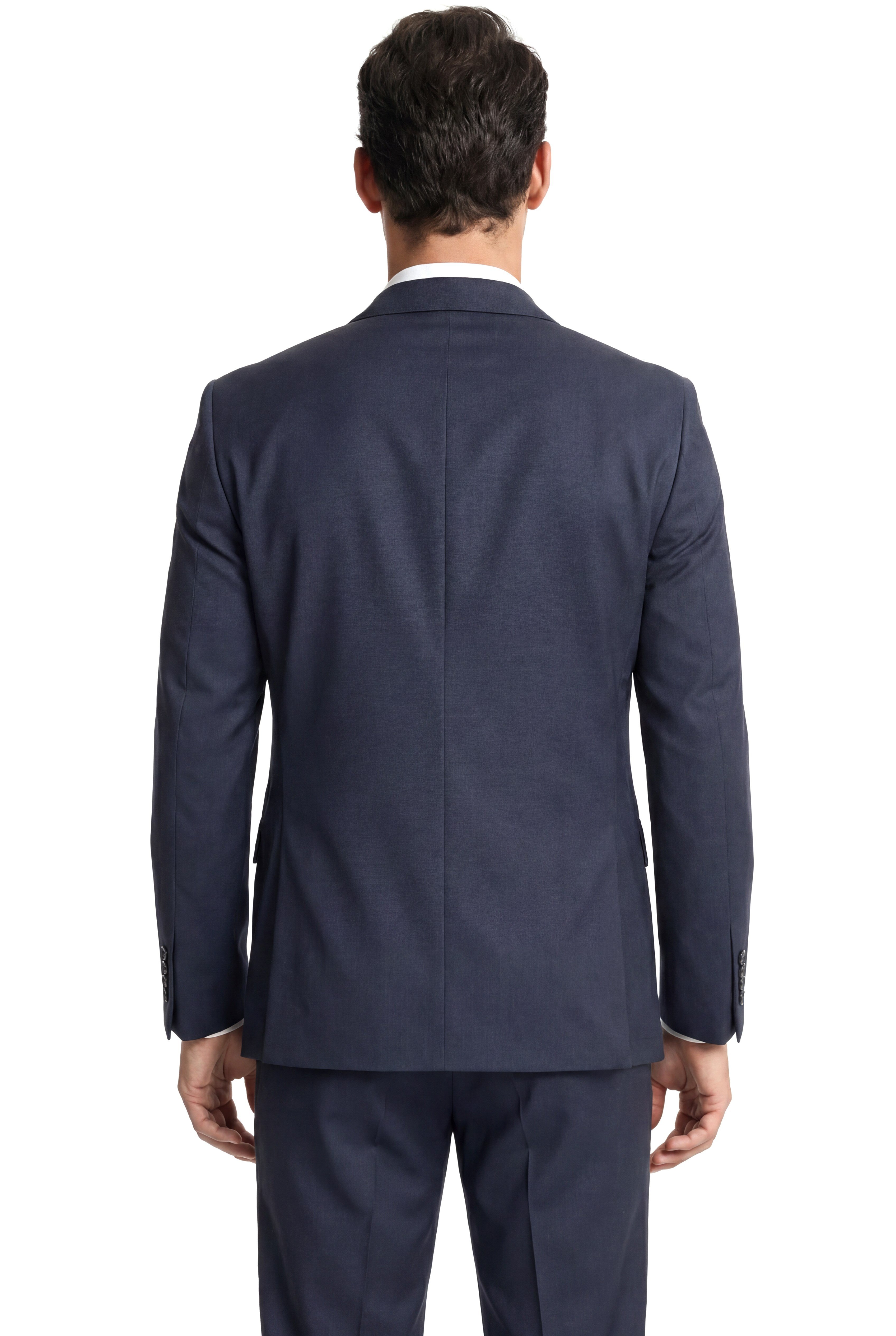 Emporio Armani Emporıo Armani Erkek Normal Kesim %100 Yün Lacivert Takım Elbise EM001973 TE19190-FB043