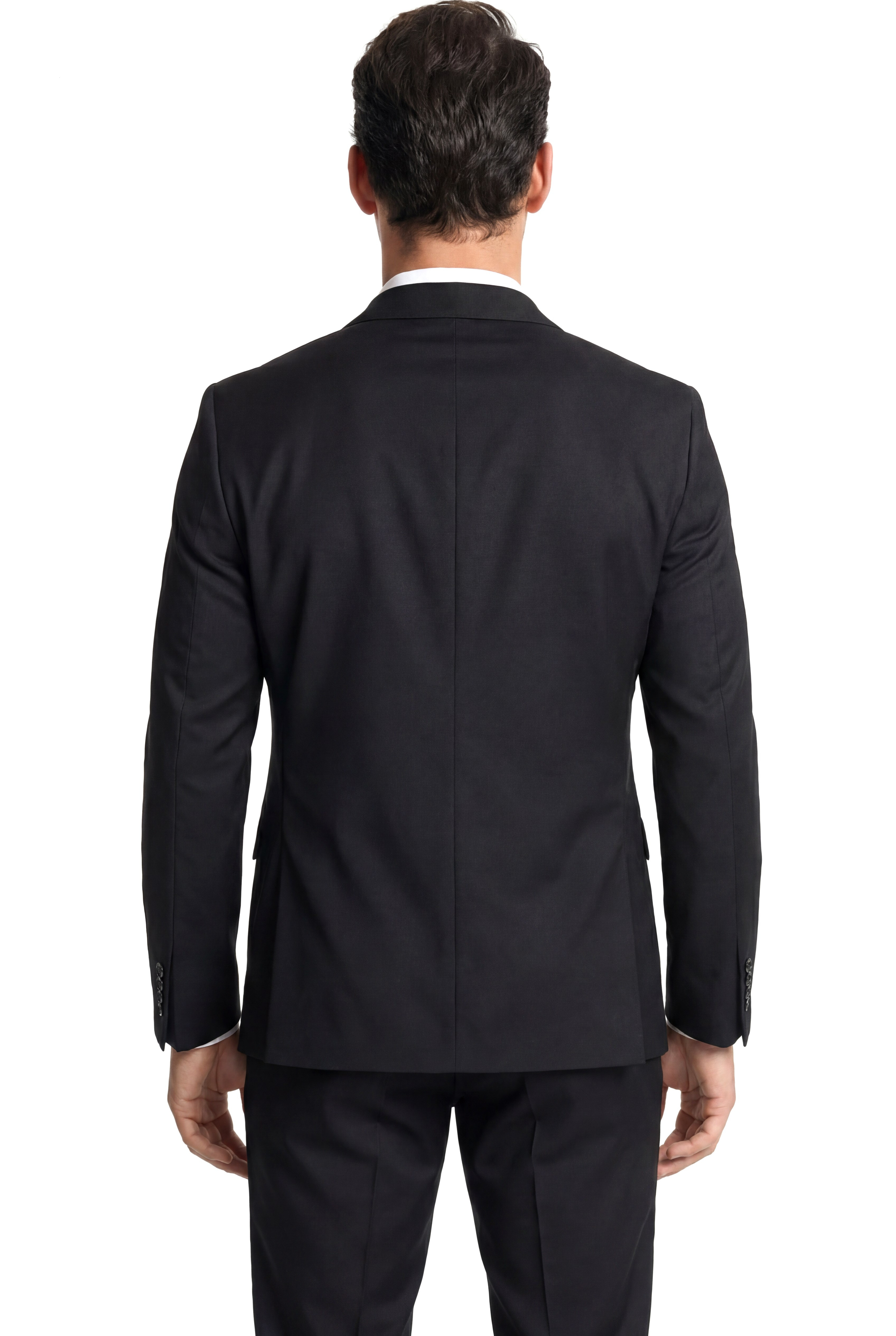 Emporio Armani Emporıo Armani Erkek Normal Kesim %100 Yün Siyah Takım Elbise EM001973 TE19190-FC216