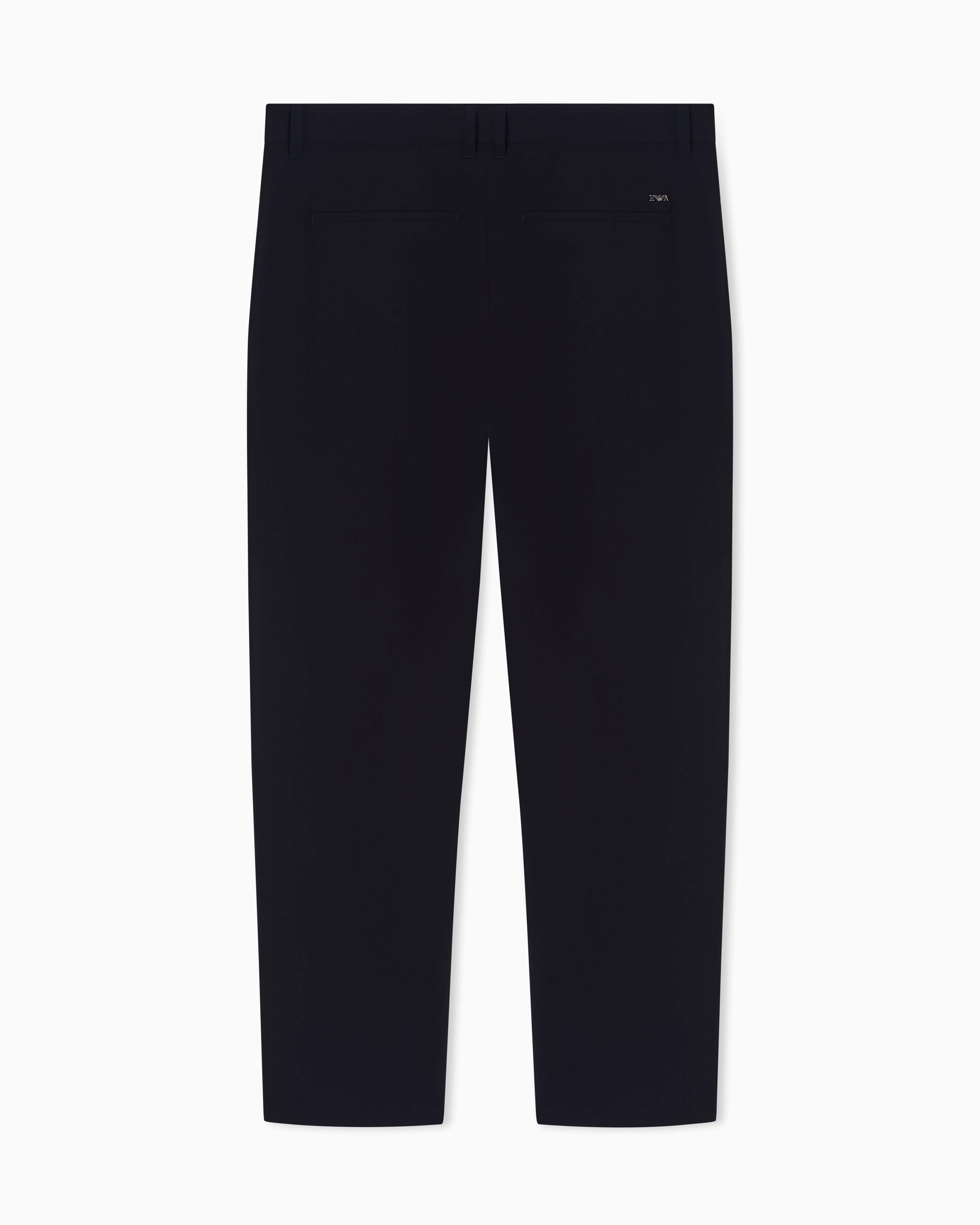 Emporio Armani Emporıo Armani Erkek Normal Kesim Pileli Esnek Kumaş Düz Paça Chino Lacivert Pantolon EM005440 AF13772-UB118