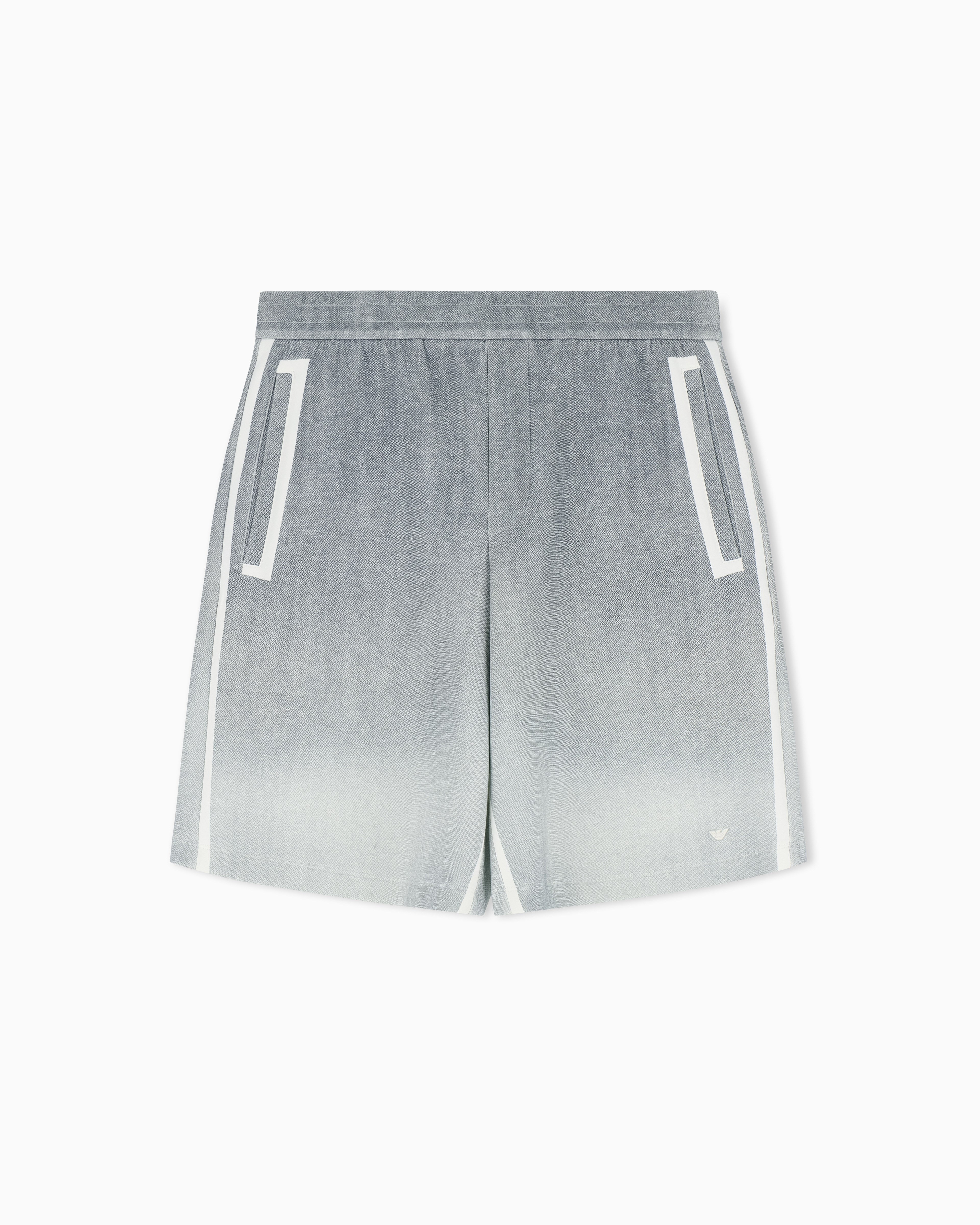 Emporio Armani Emporıo Armani Erkek Normal Kesim Elastik Bel Bantlı Çift Jarse Kumaş Gri Şort & Bermuda EM005193 AF10013-FB488
