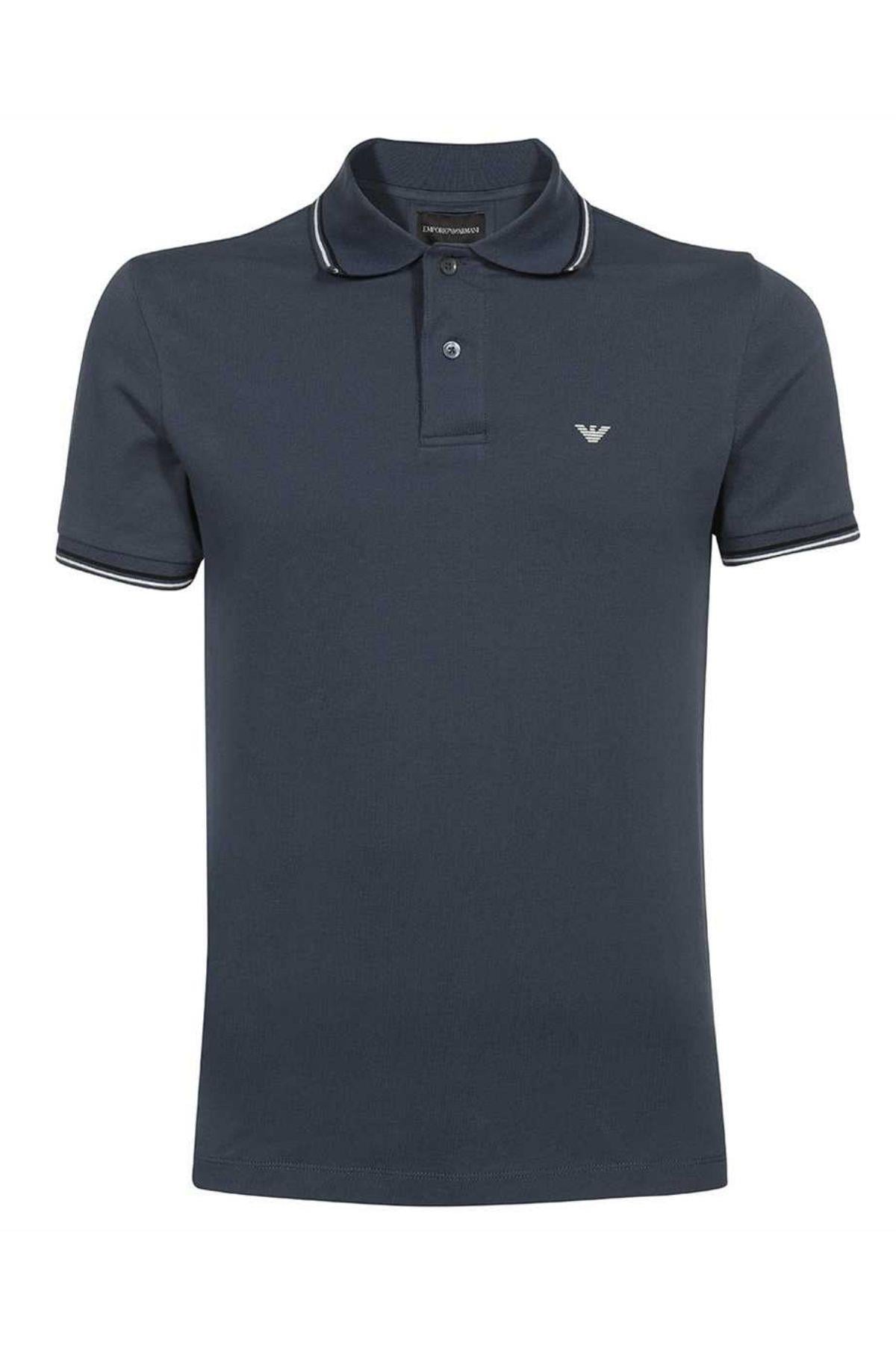 Emporio Armani Emporıo Armani Erkek Pamuklu Polo Yaka Kısa Kollu Günlük Kullanım 0948 Polo Yaka T-Shirt 8N1FB4 1JPTZ-0948