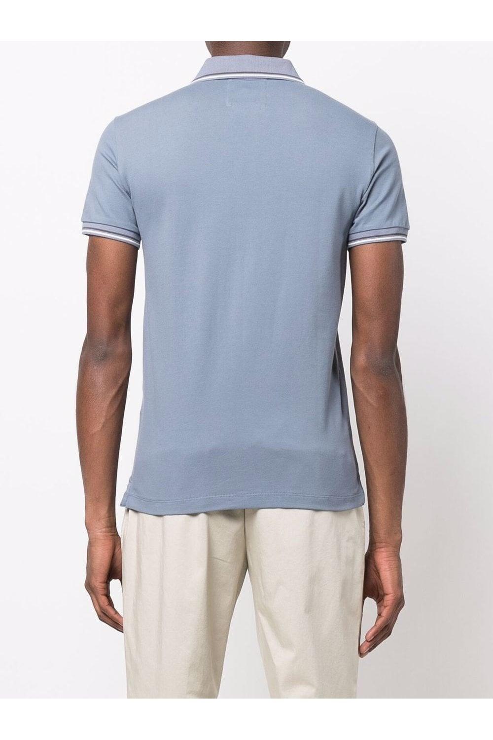 Emporio Armani Emporıo Armani Erkek Pamuklu Polo Yaka Kısa Kollu Günlük Kullanım Mavi1 Polo Yaka T-Shirt 8N1FB4 1JPTZ-0638