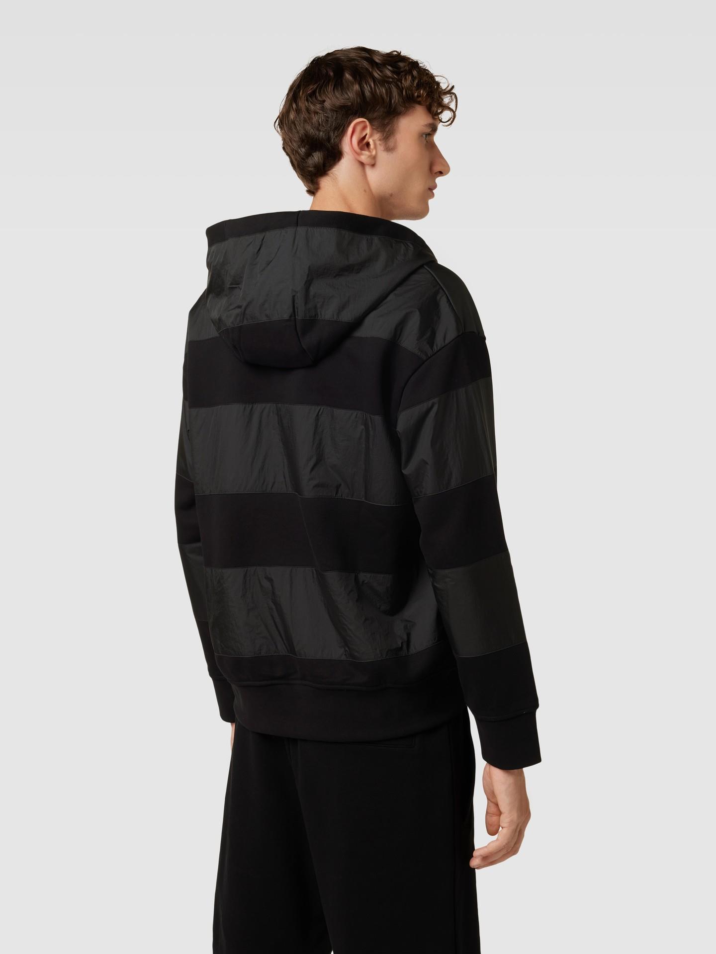 Emporio Armani Emporıo Armani Erkek Pamuklu Uzun Kol Dokuma Günlük Kullanım Siyah Sweatshirt 6R1MCQ 1JLXZ-0999
