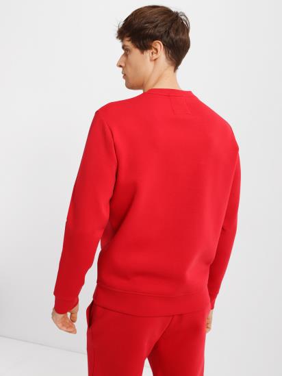 Emporio Armani Emporıo Armani Erkek Pamuklu Logo Detaylı Yuvarlak Yaka Kırmızı Sweatshirt 8N1MD1 1JHSZ-0357