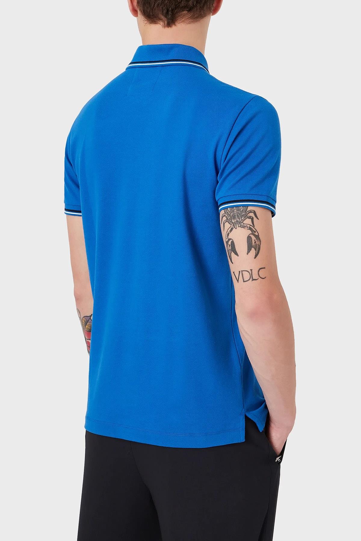Emporio Armani Emporıo Armani Erkek Pamuklu Polo Yaka Kısa Kollu Günlük Kullanım 0905 Polo Yaka T-Shirt 8N1FB4 1JPTZ-0905