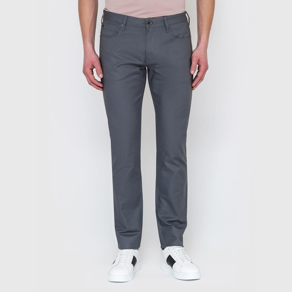 Emporio Armani Emporıo Armani Erkek Pamuklu Fermuarlı Gri Jeans 3K1J06 1NWYZ-GRI