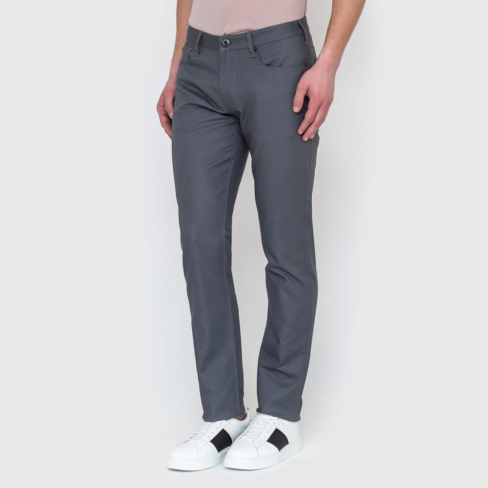 Emporio Armani Emporıo Armani Erkek Pamuklu Fermuarlı Gri Jeans 3K1J06 1NWYZ-GRI
