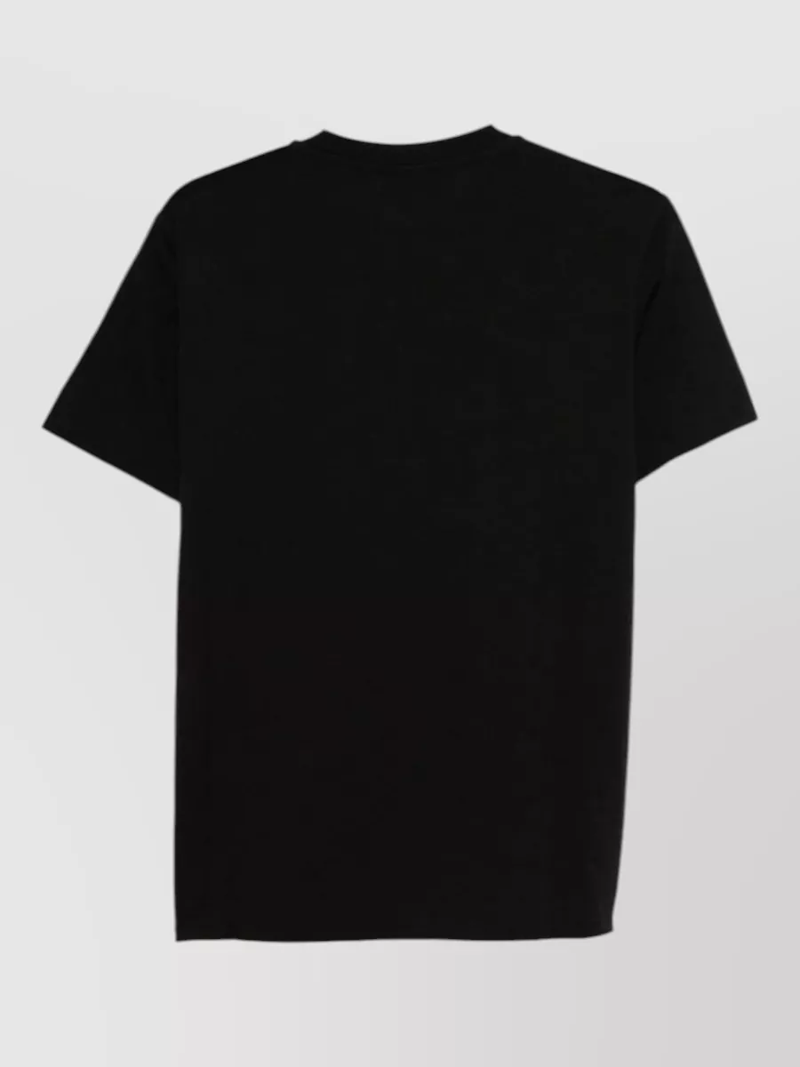 Emporio Armani Emporıo Armani Erkek Regular Fit Mikro Kartal Desenli Yuvarlak Yakalı Kısa Kollu Siyah T-Shirt EM004522 AF10762-FC346