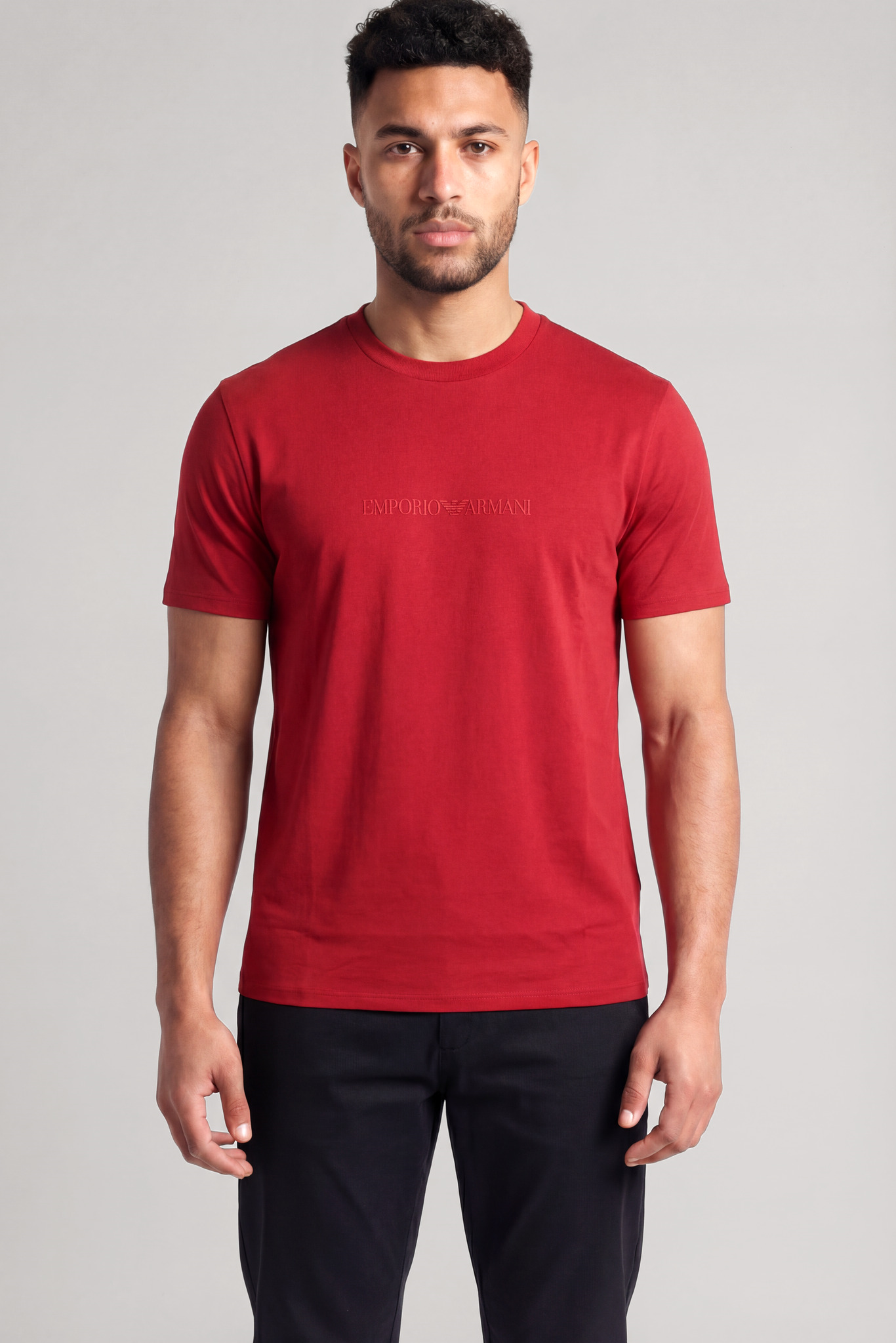 Emporio Armani Emporıo Armani Erkek Regular Fit Logo Detaylı Pamuklu Kısa Kollu M5150 T-Shirt EM004583 AF13669-M5150