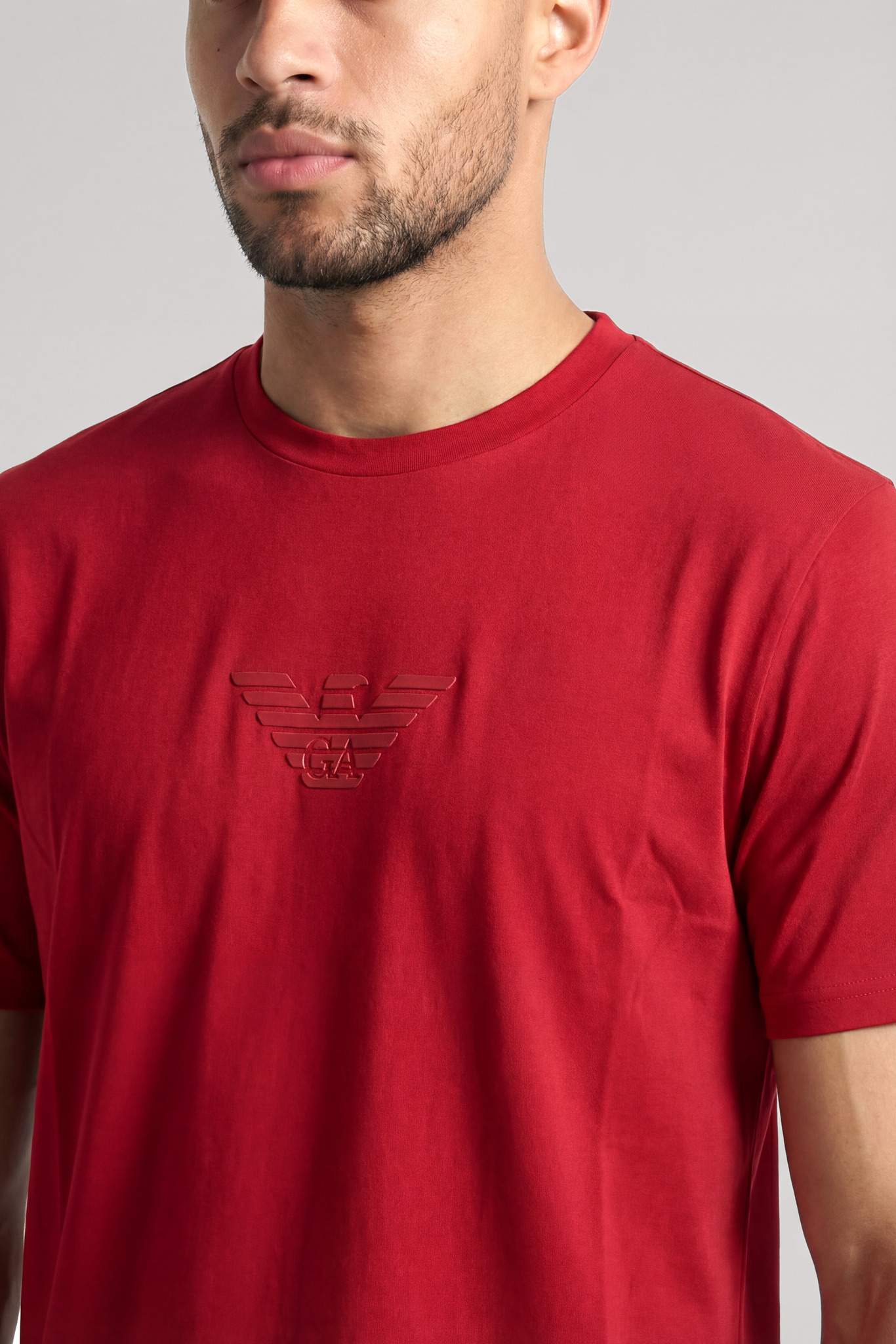 Emporio Armani Emporıo Armani Erkek Regular Fit Logo Detaylı Pamuklu Kısa Kollu M5149 T-Shirt EM004583 AF13669-M5149