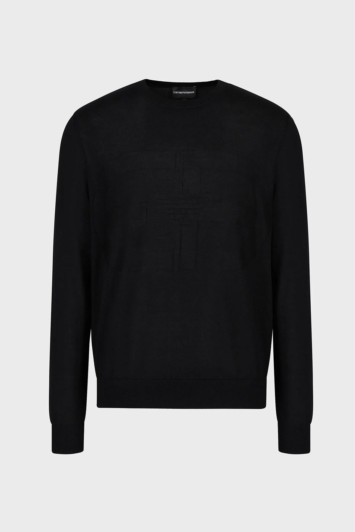 Emporio Armani Emporıo Armani Erkek Siyah Kazak 6L1MU7 1MMVZ-0999