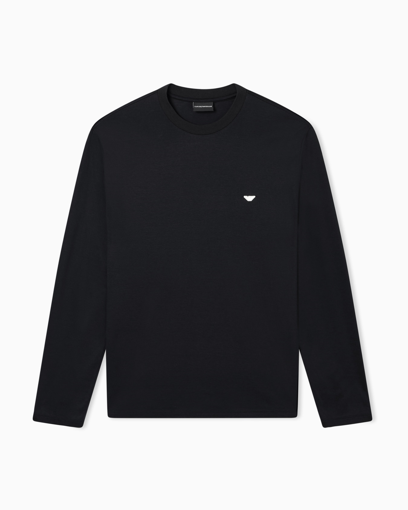 Emporio Armani Emporıo Armani Erkek Slim Fit Bisiklet Yakalı Uzun Kollu Siyah Sweatshirt EM004591 AF13747-UC001
