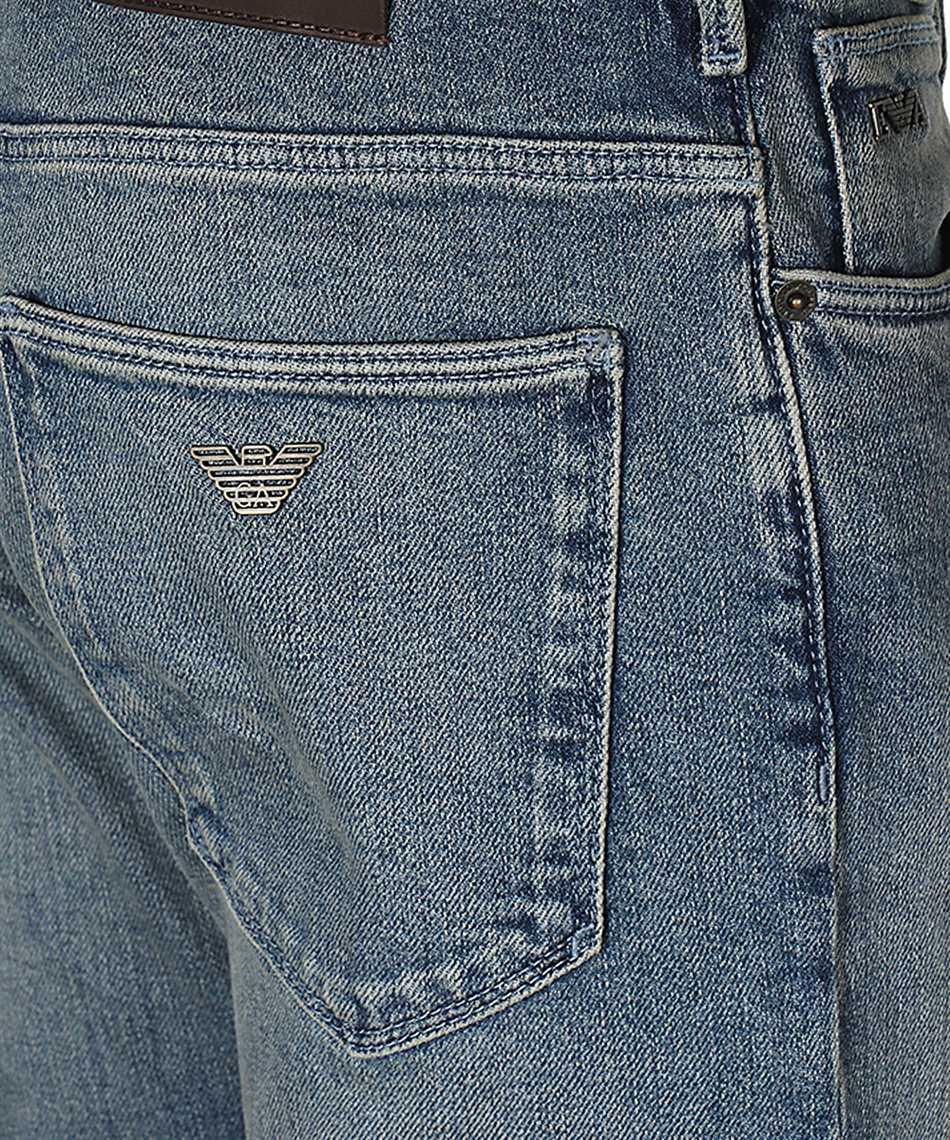 Emporio Armani Emporıo Armani Erkek Slim Fit Normal Bel Pamuklu Mavi Jeans 6R1J06 1D05Z-0942