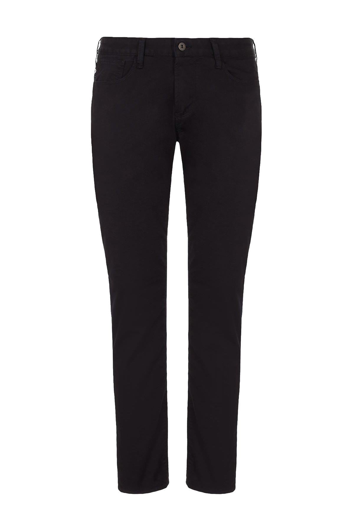 Emporio Armani Emporıo Armani Erkek Slim Fit Normal Bel Pamuklu Siyah Jeans 8N1J06 1N0LZ-SIYAH