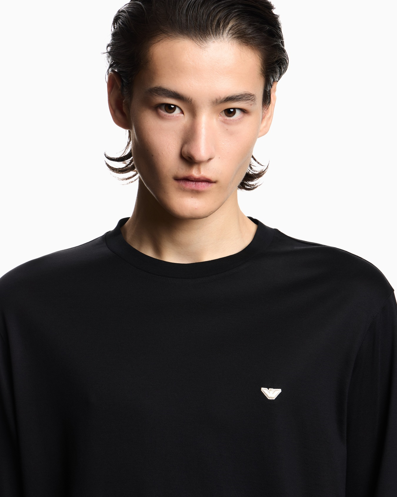 Emporio Armani Emporıo Armani Erkek Slim Fit Bisiklet Yakalı Uzun Kollu Siyah Sweatshirt EM004591 AF13747-UC001