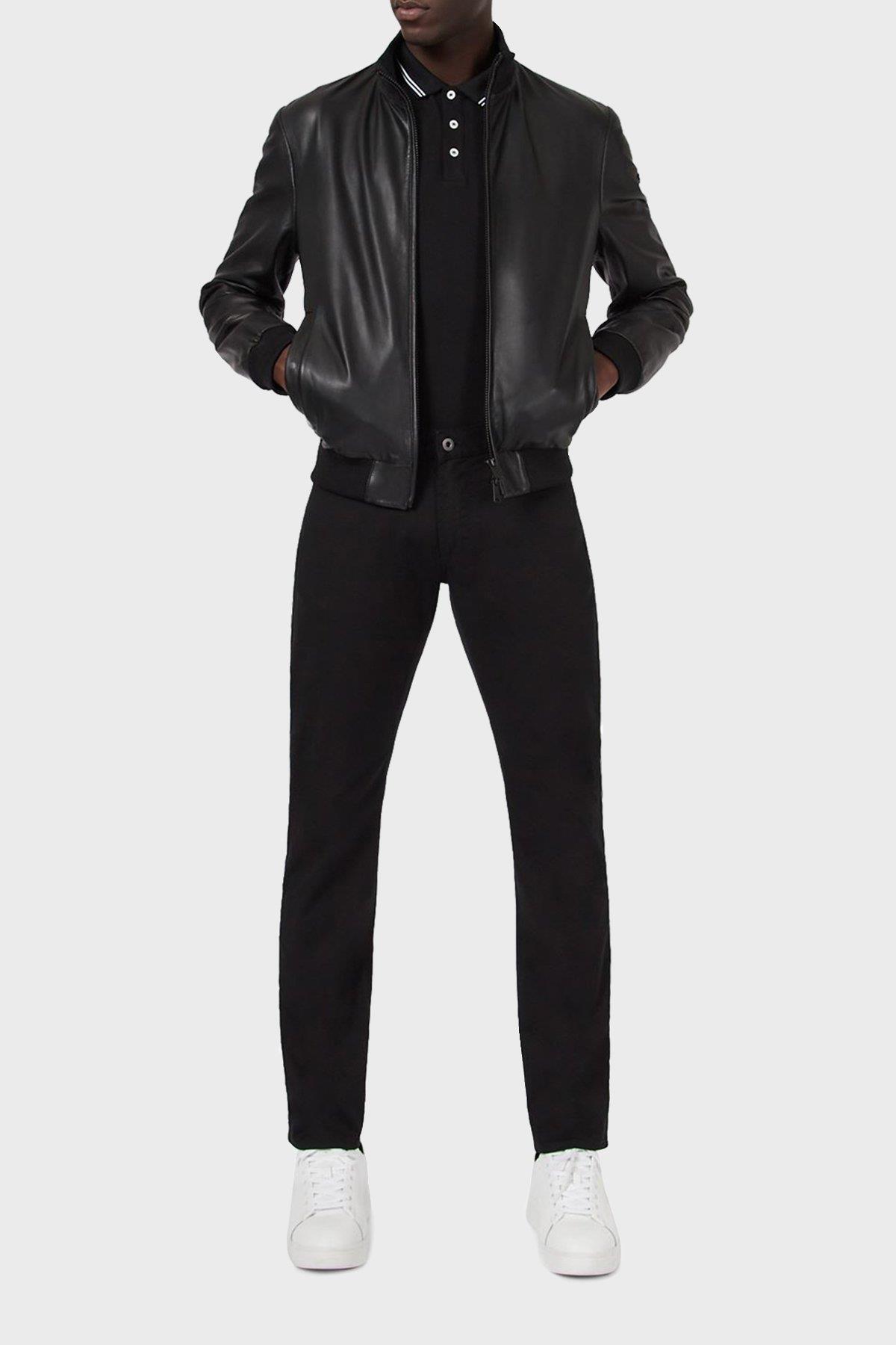 Emporio Armani Emporıo Armani Erkek Slim Fit Normal Bel Pamuklu Siyah Jeans 8N1J06 1N0LZ-SIYAH