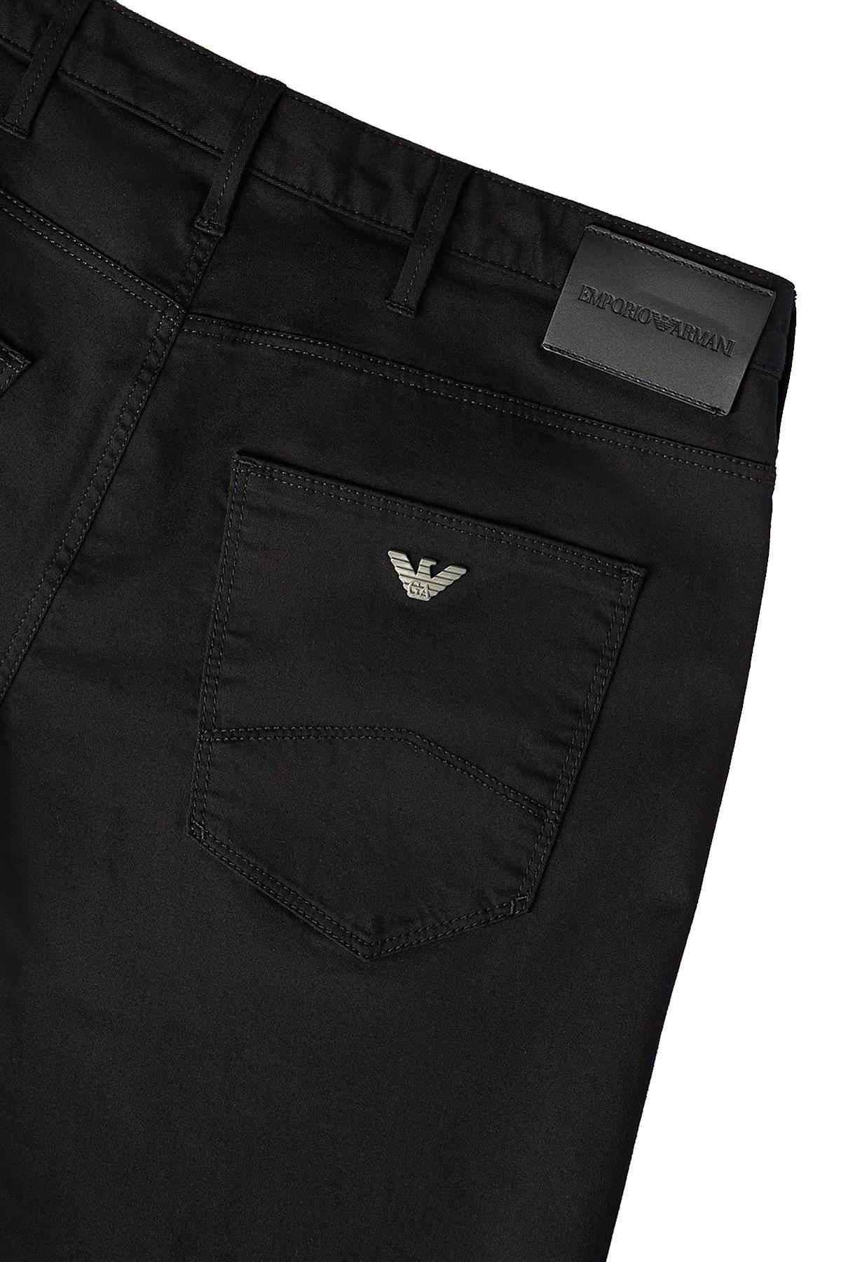 Emporio Armani Emporıo Armani Erkek Slim Fit Normal Bel Pamuklu Siyah Jeans 8N1J06 1N0LZ-SIYAH