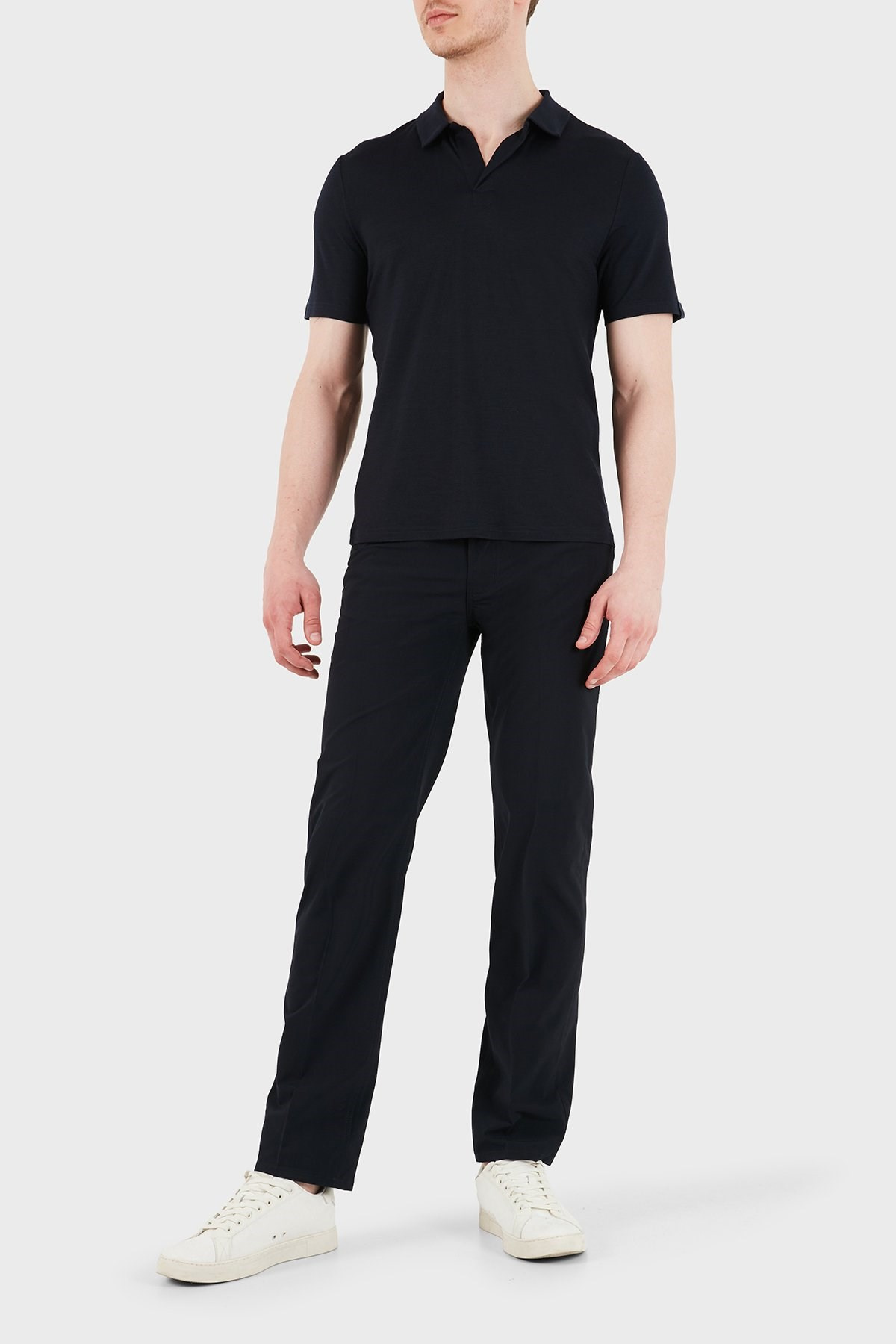 Emporio Armani Emporıo Armani Erkek Straight Fit Düz Paça Denim Lacivert Pantolon EM000763 AF21368-UB118