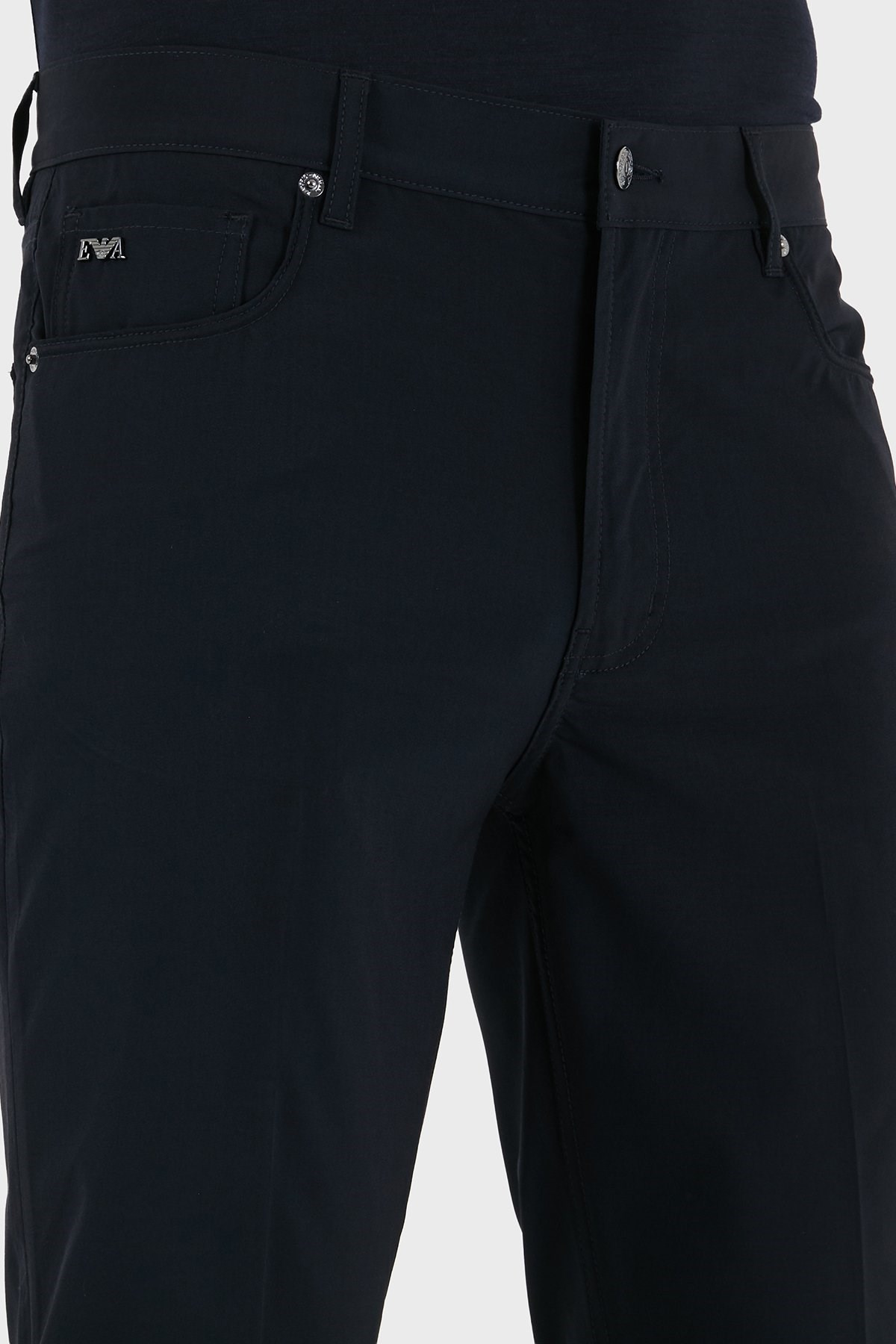 Emporio Armani Emporıo Armani Erkek Straight Fit Düz Paça Denim Lacivert Pantolon EM000763 AF21368-UB118