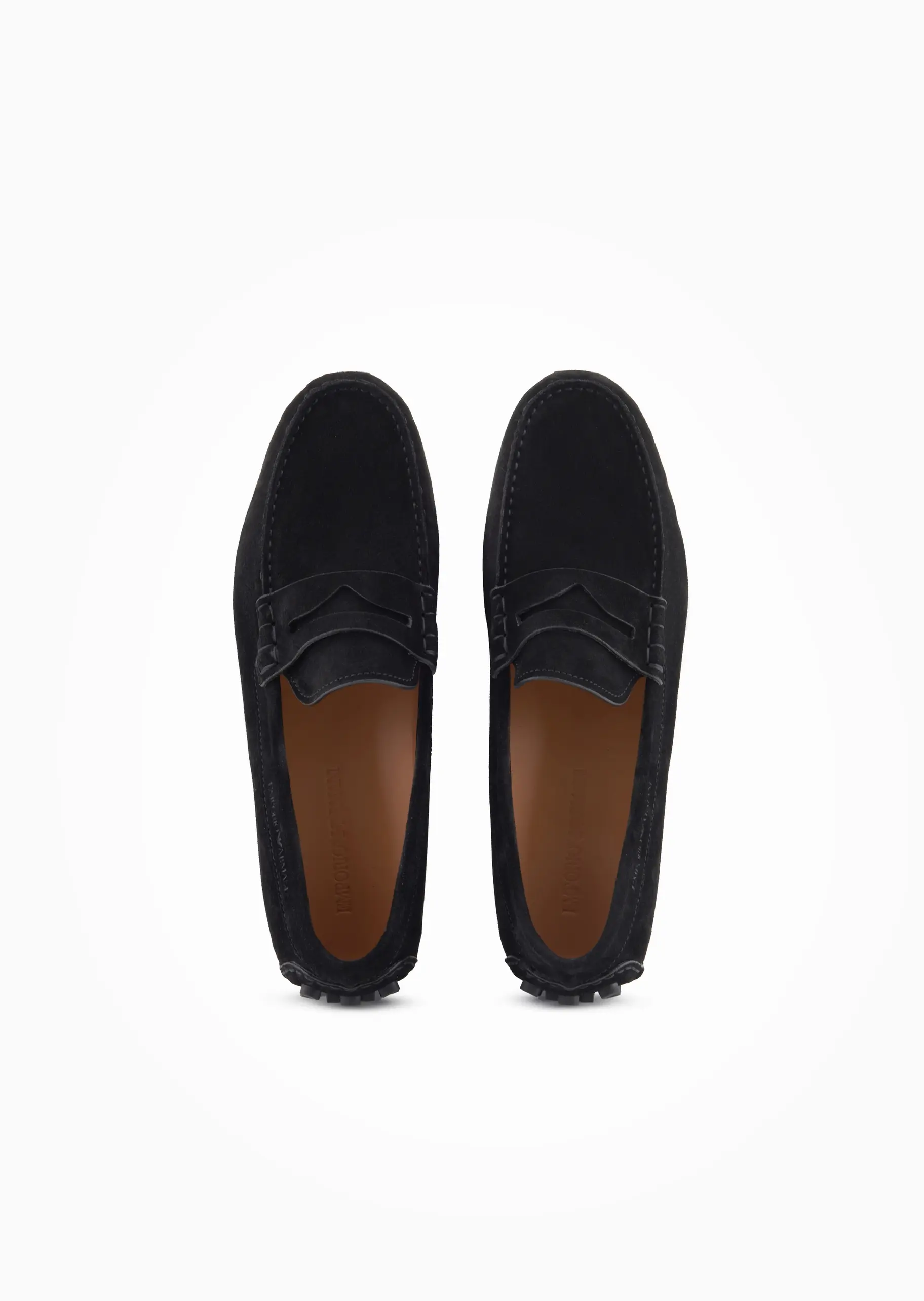 Emporio Armani Emporıo Armani Erkek Süet Deri Bağcıksız Günlük Kullanım Siyah Ayakkabı EM003731 AF19687-UC001
