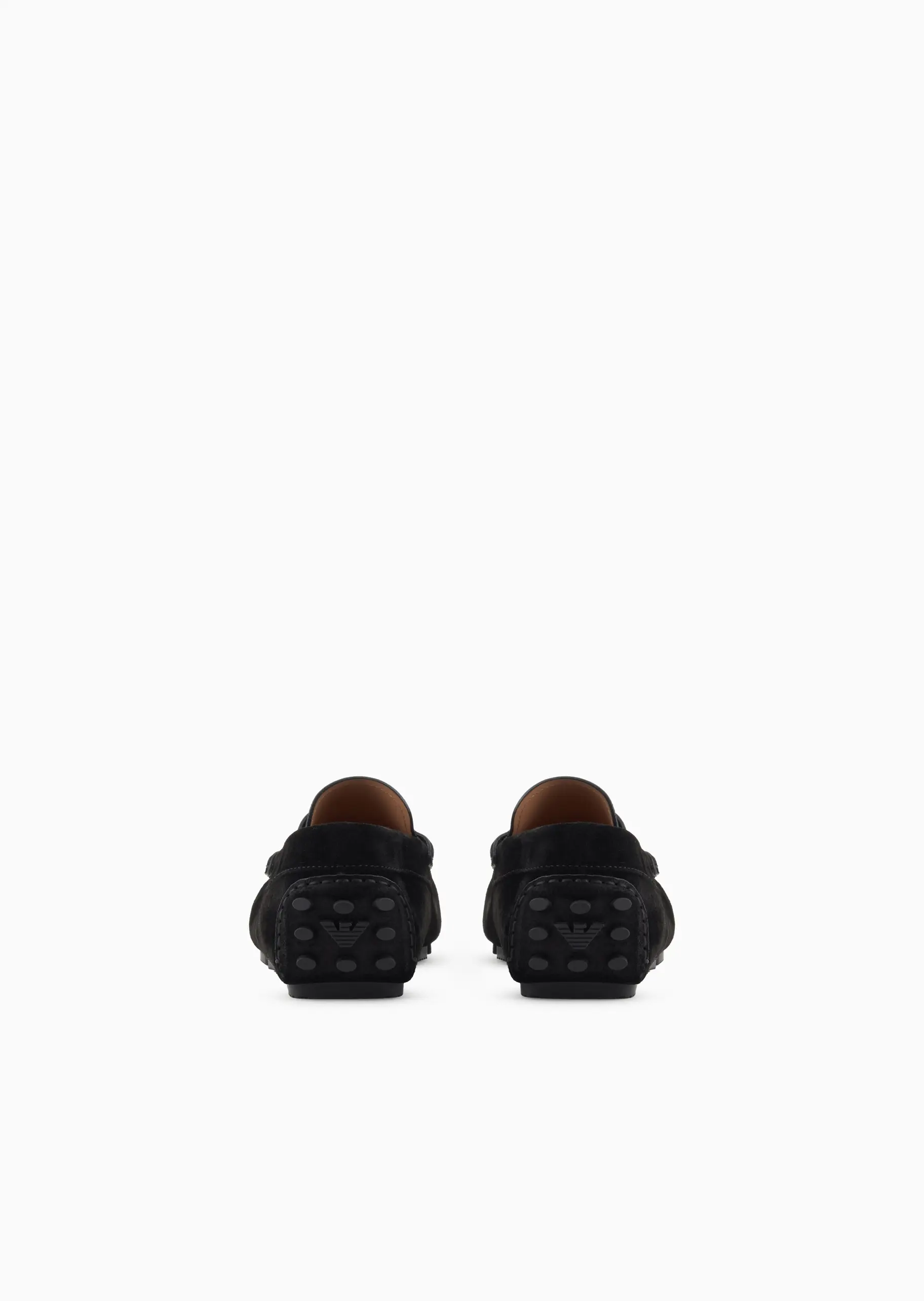 Emporio Armani Emporıo Armani Erkek Süet Deri Bağcıksız Günlük Kullanım Siyah Ayakkabı EM003731 AF19687-UC001