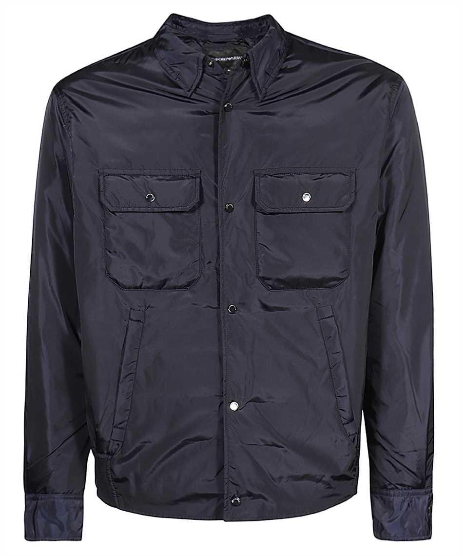 Emporio Armani Emporıo Armani Erkek Uzun Kol Normal Gömlek Yaka Günlük Lacivert Mont 6R1C64 1NQTZ-0920