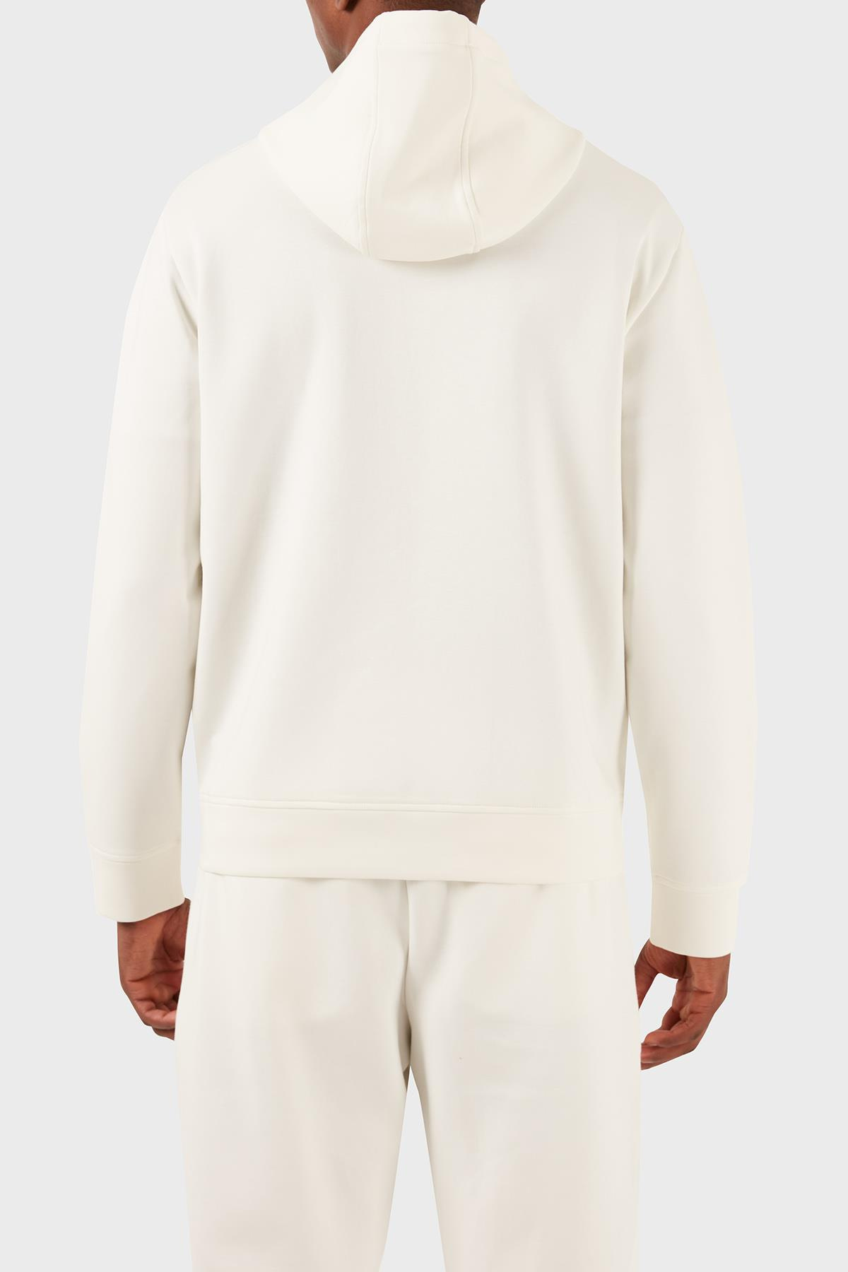 Emporio Armani Emporıo Armani Erkek Uzun Kollu düz Kapuşonlu Yaka 0101 Sweatshirt 8N1ML6 1JHSZ-0101