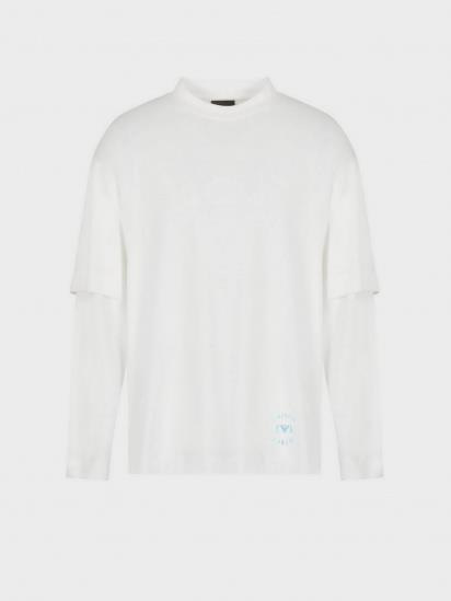 Emporio Armani Emporıo Armani Erkek Uzun kollu Günlük Kullanım Normal kesim Beyaz T-Shirt 6R1TBZ 1JWZZ-0101