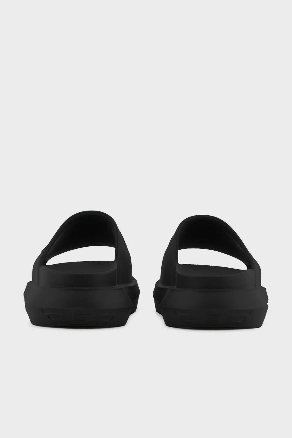 Emporio Armani Emporıo Armani Erkek Yüksek Taban Logolu Günlük Siyah Terlik X4P134 XD405-00002