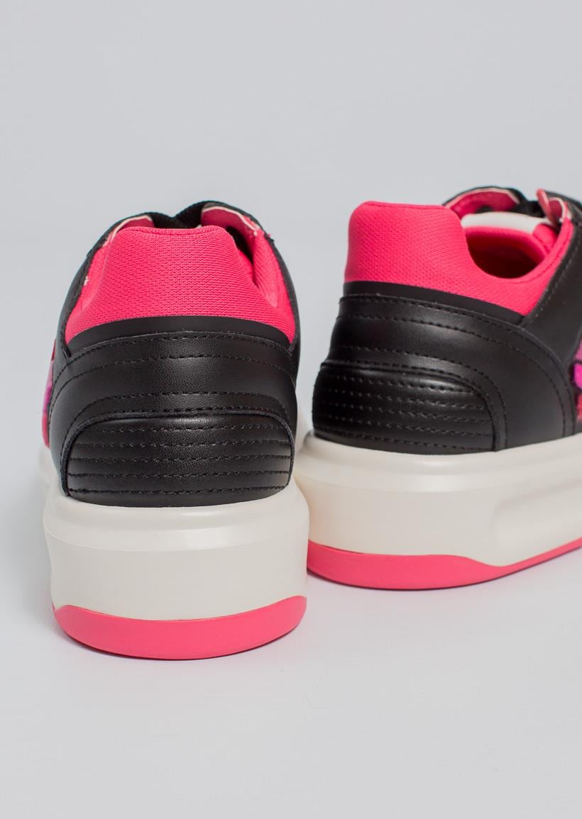Emporio Armani Emporıo Armani Kadın Bağcıklı Logolu Günlük Kullanım Normal Kalıp Pembe Sneaker X3X165 XN703-K593