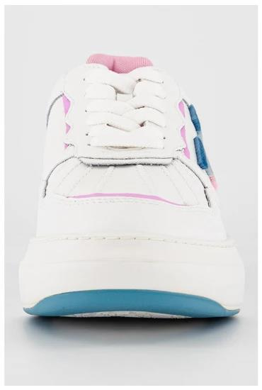 Emporio Armani Emporıo Armani Kadın Bağcıklı Logolu Günlük Kullanım Normal Kalıp Beyaz Sneaker X3X165 XN703-N862