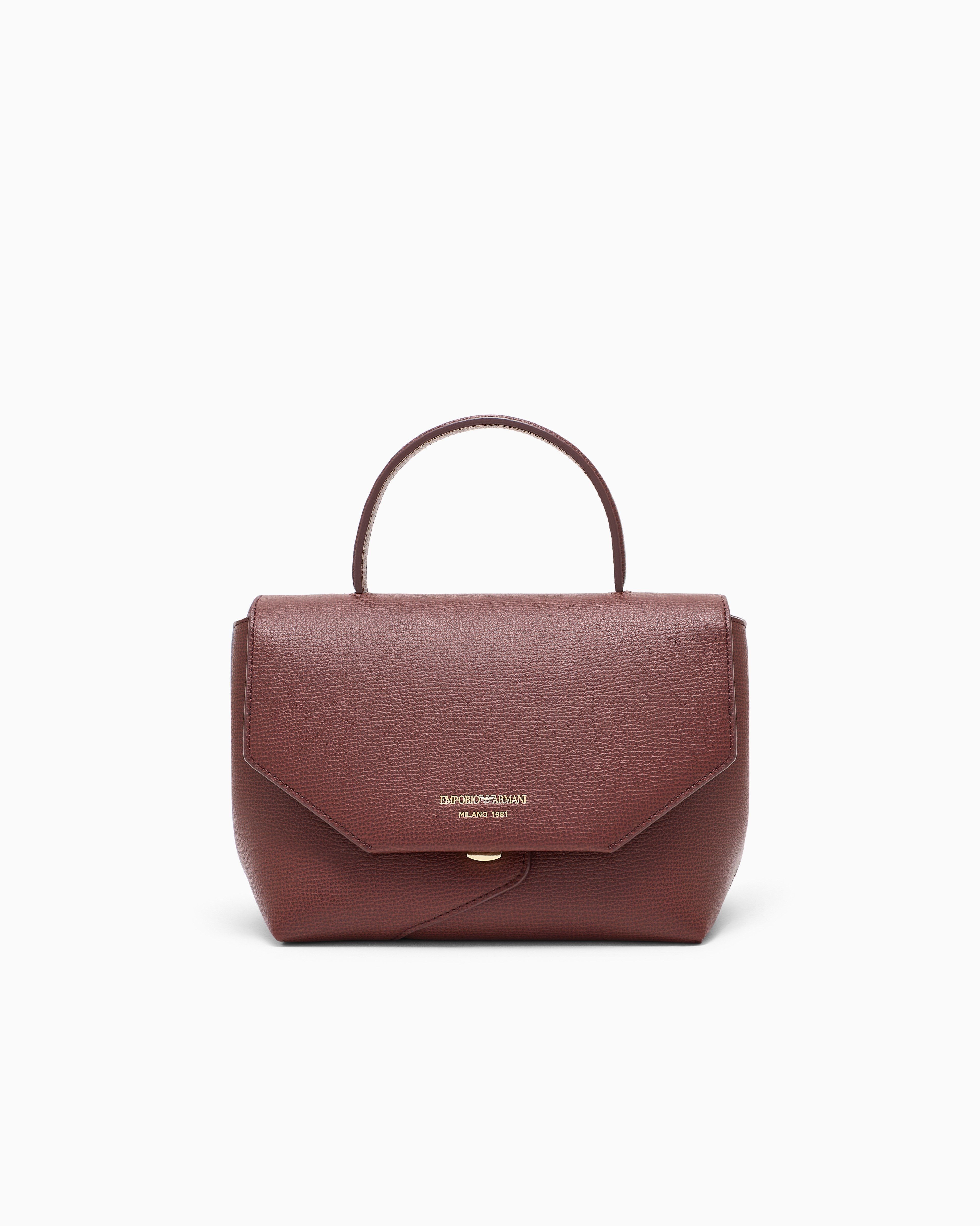 Emporio Armani Emporıo Armani Kadın Çıkarılabilir Uzun Askılı Deri Mini Gri El Çantası EW005672 AF29459-U6017